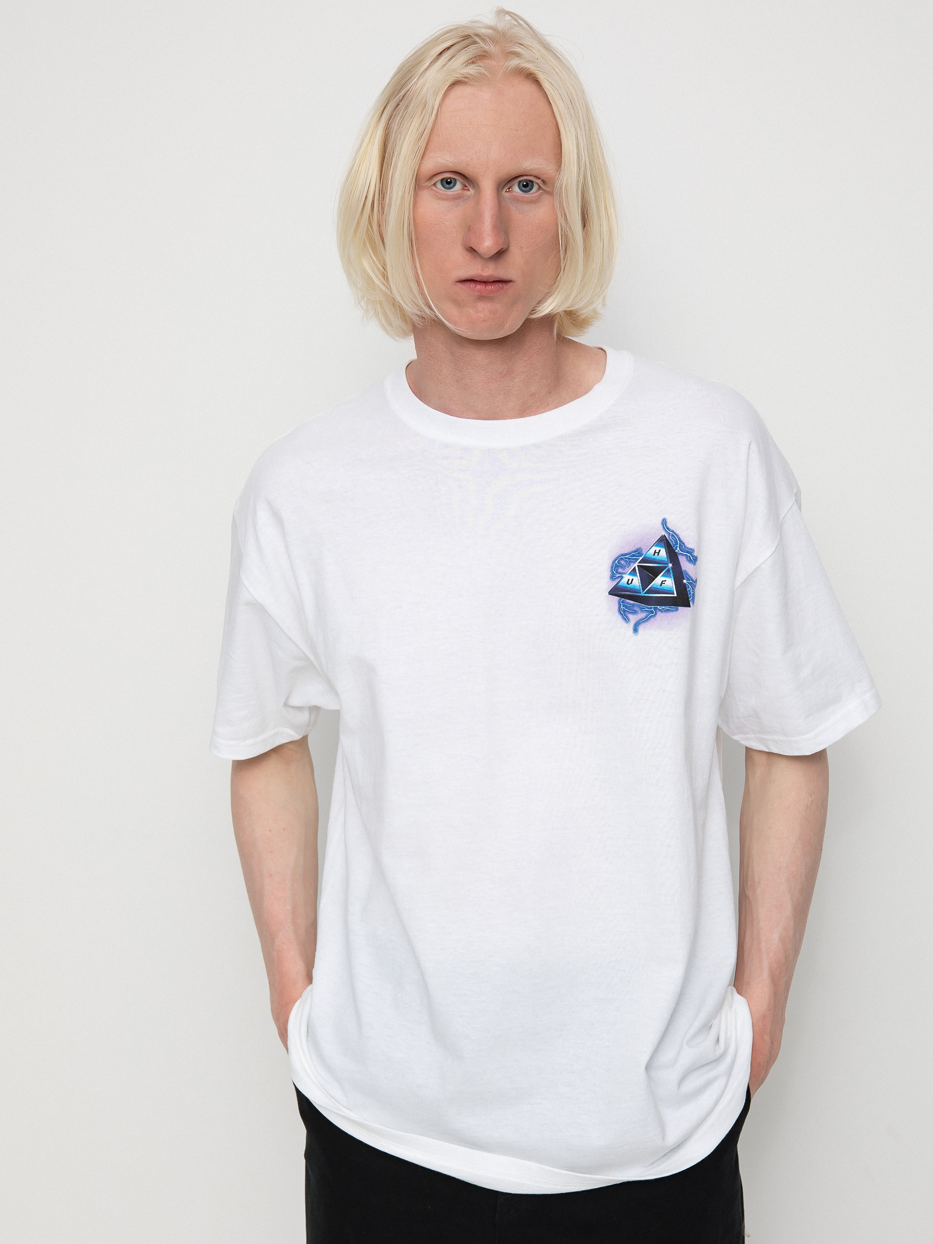 T-shirt HUF Storm Triple Triangle (white)