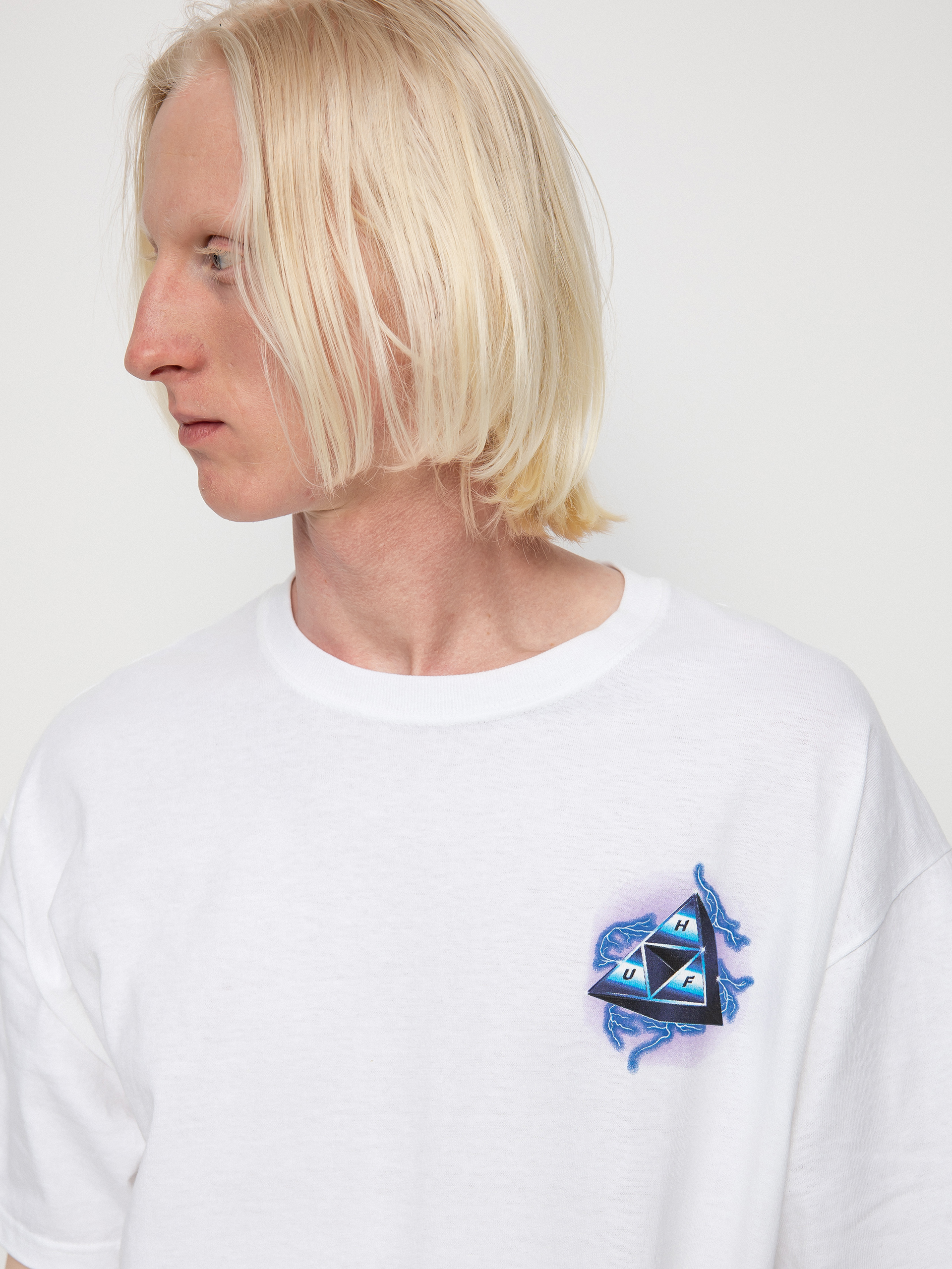 T-shirt HUF Storm Triple Triangle (white)