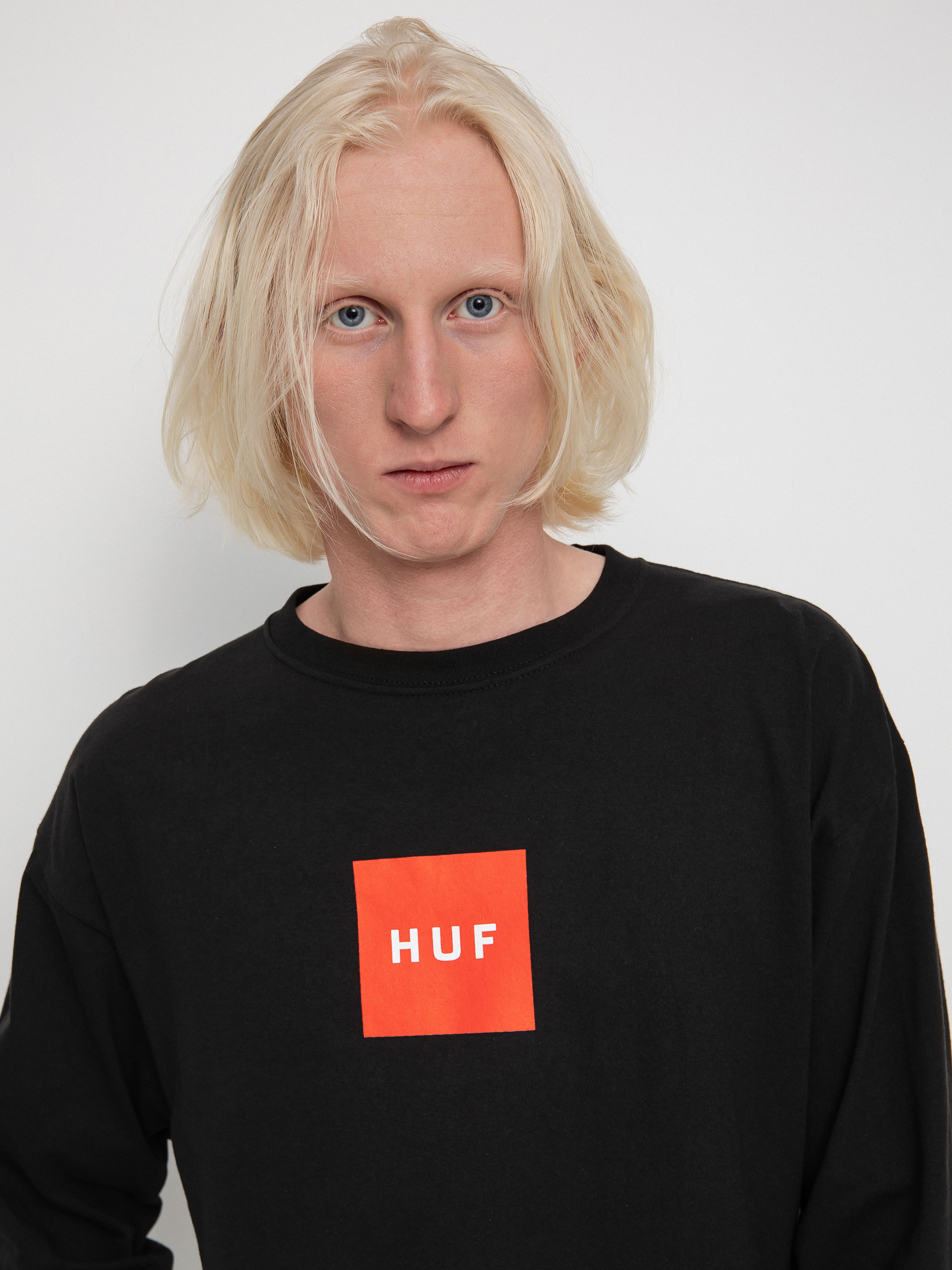 Longsleeve HUF Essentials Box Logo (black)