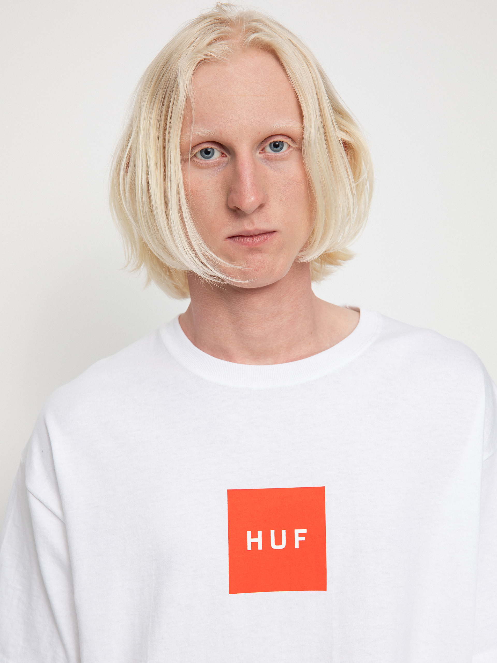 T-shirt HUF Essentials Box Logo (white)