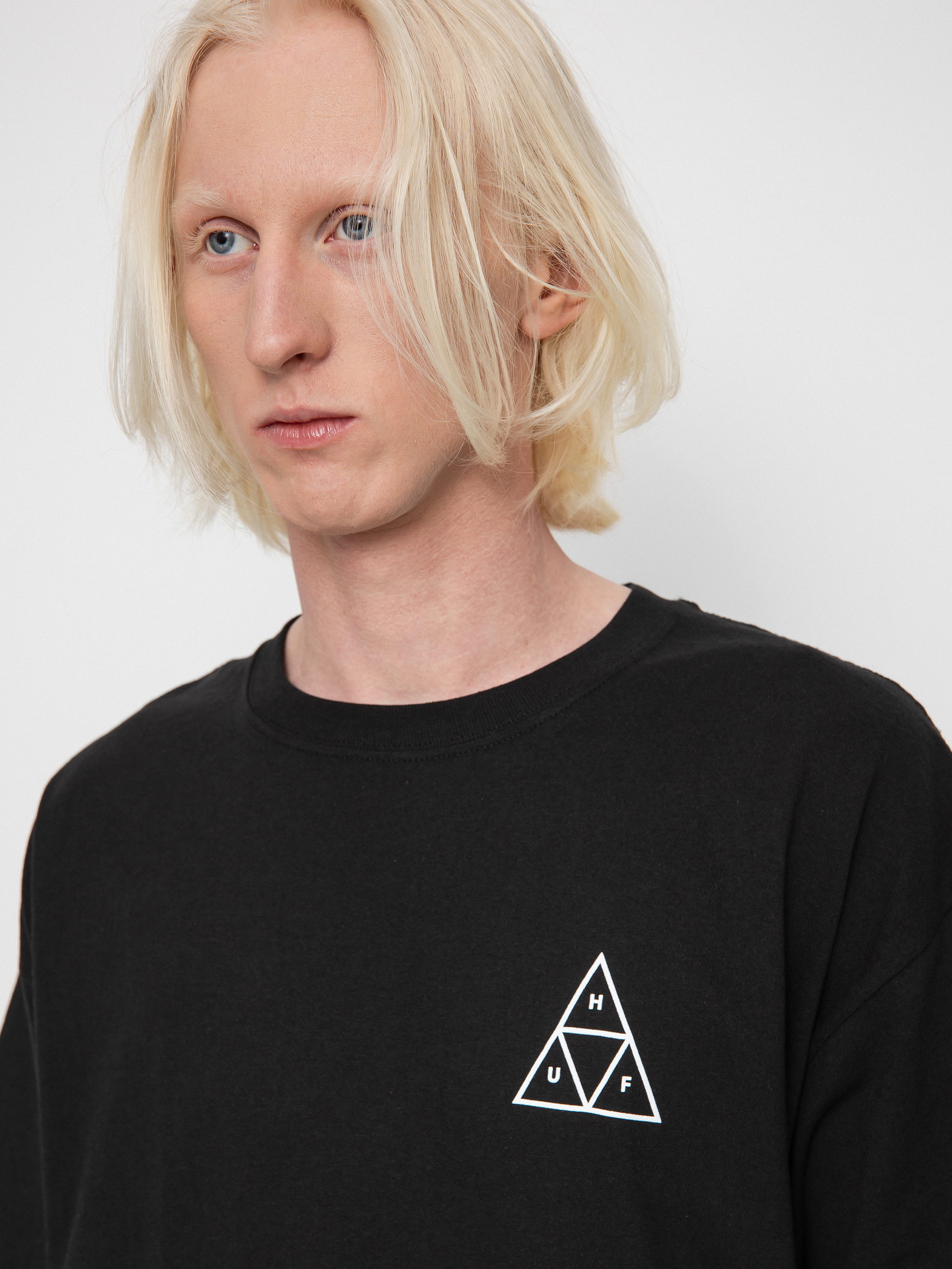 T-shirt HUF Essentials Triple Triangle (black)
