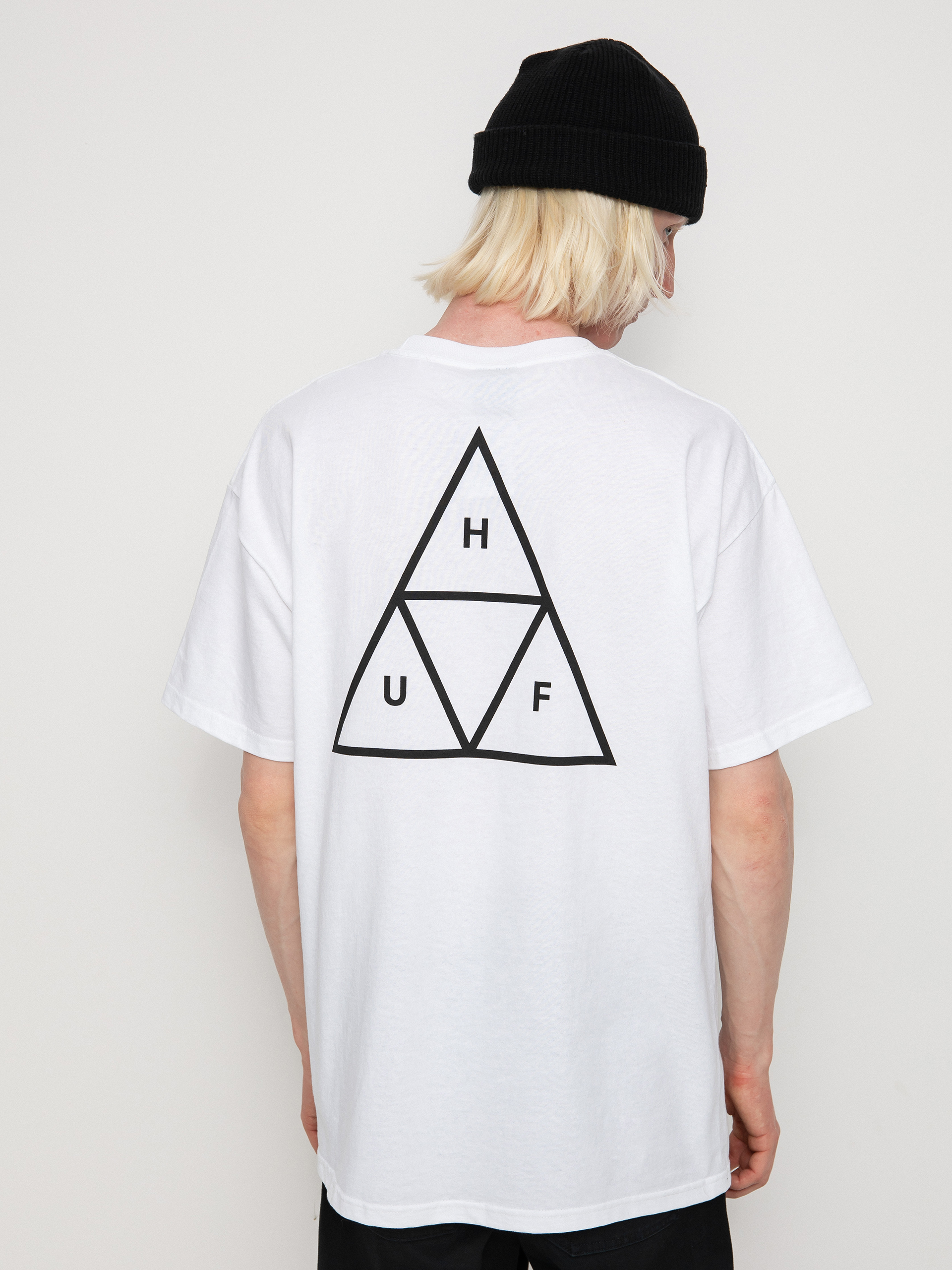 T-shirt HUF Essentials Triple Triangle (white)