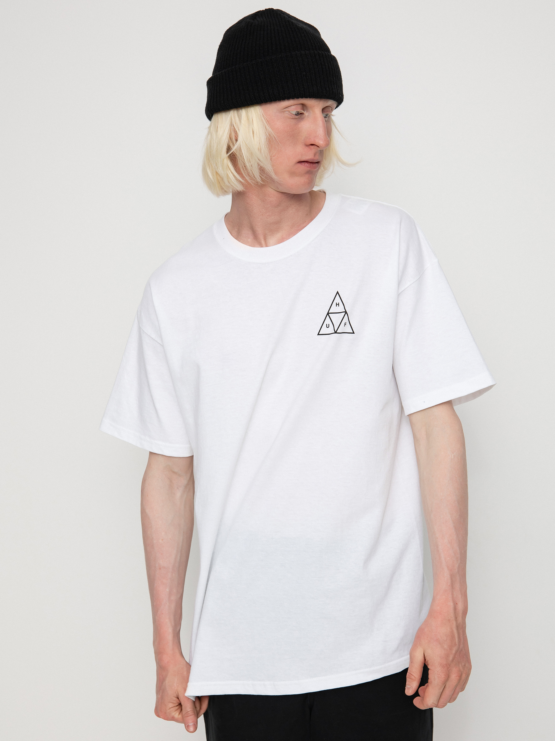 T-shirt HUF Essentials Triple Triangle (white)