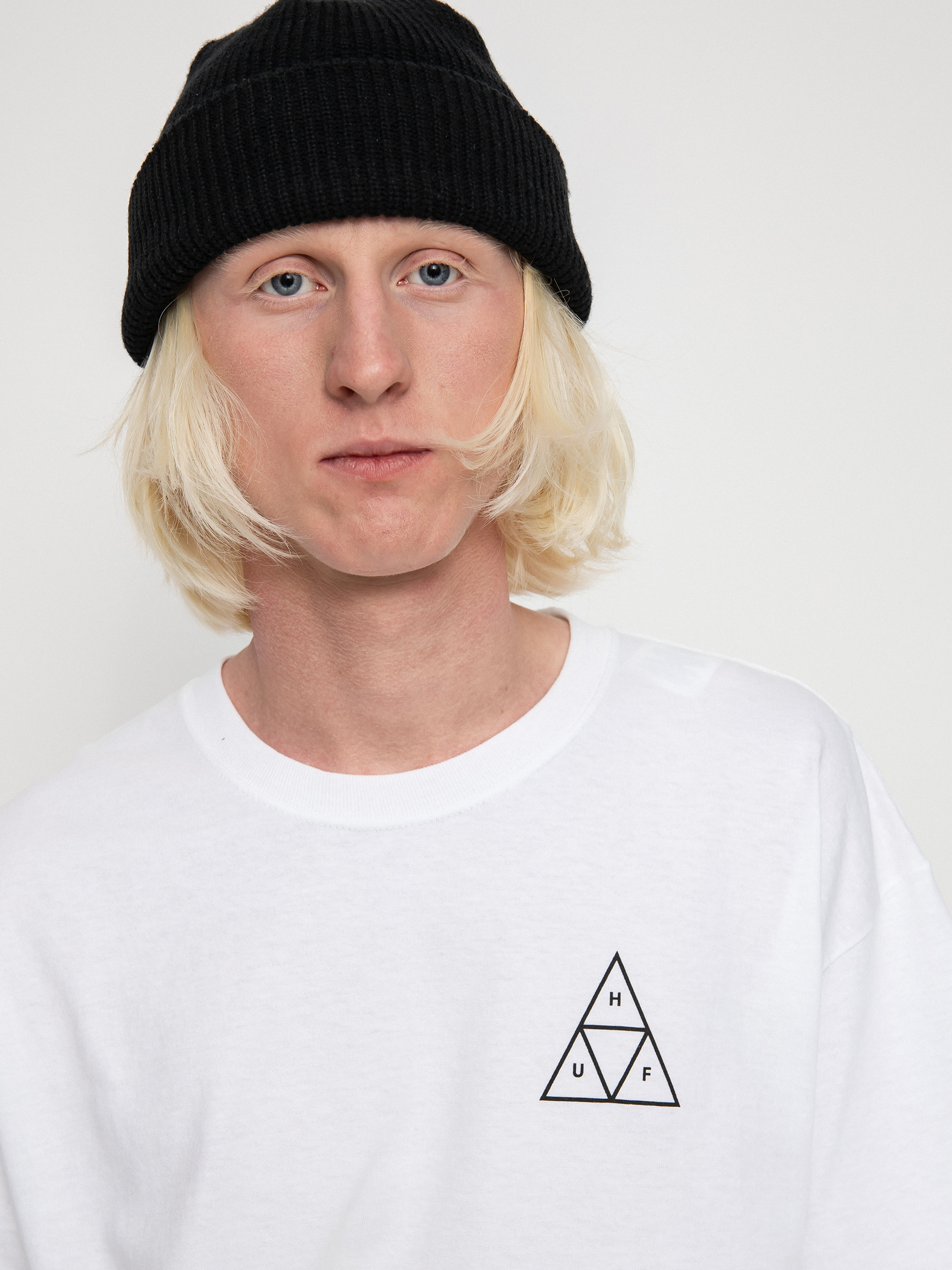 T-shirt HUF Essentials Triple Triangle (white)
