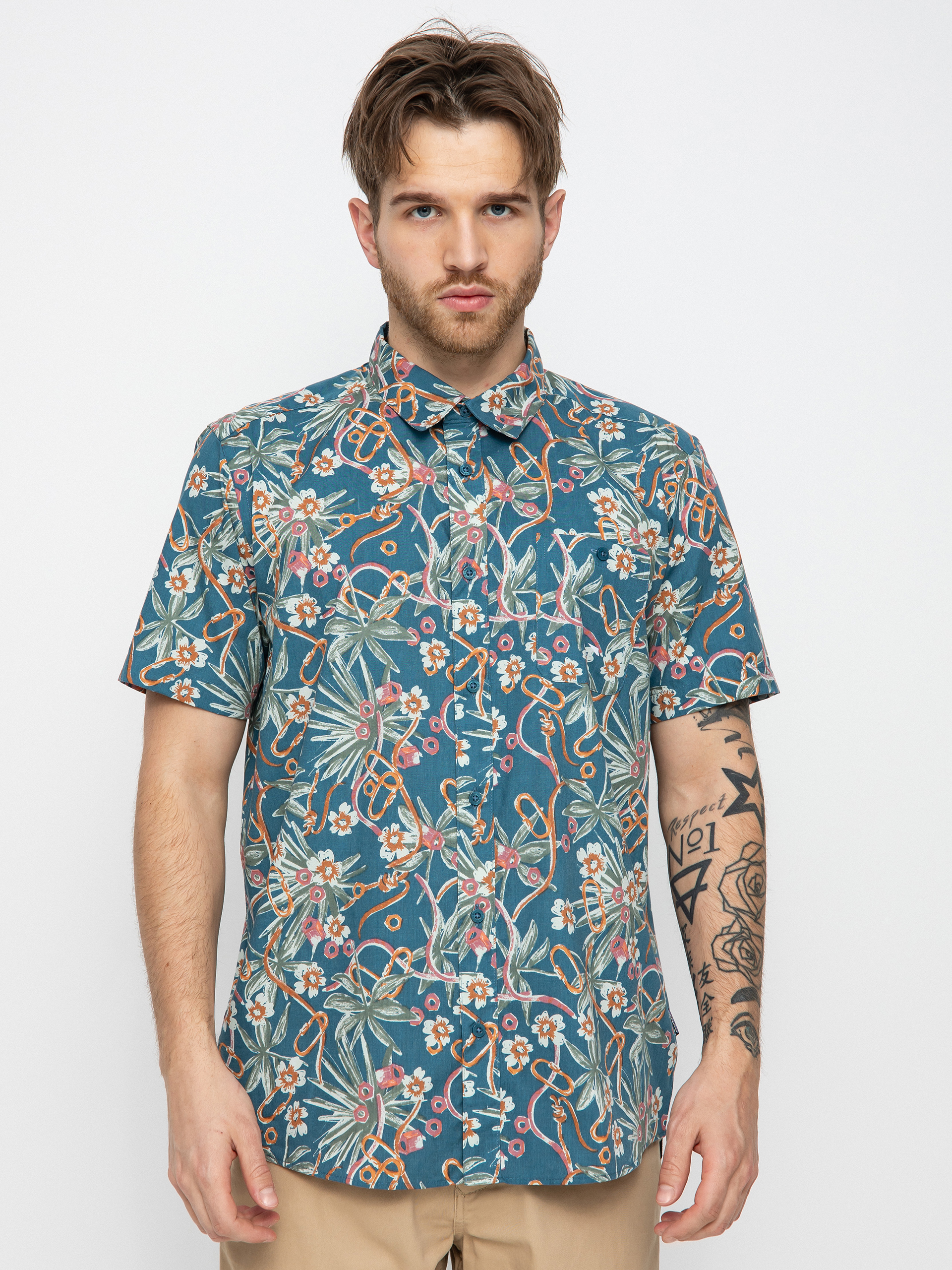 Koszula Patagonia Go To Shirt (dirt bags multi abalone blue)