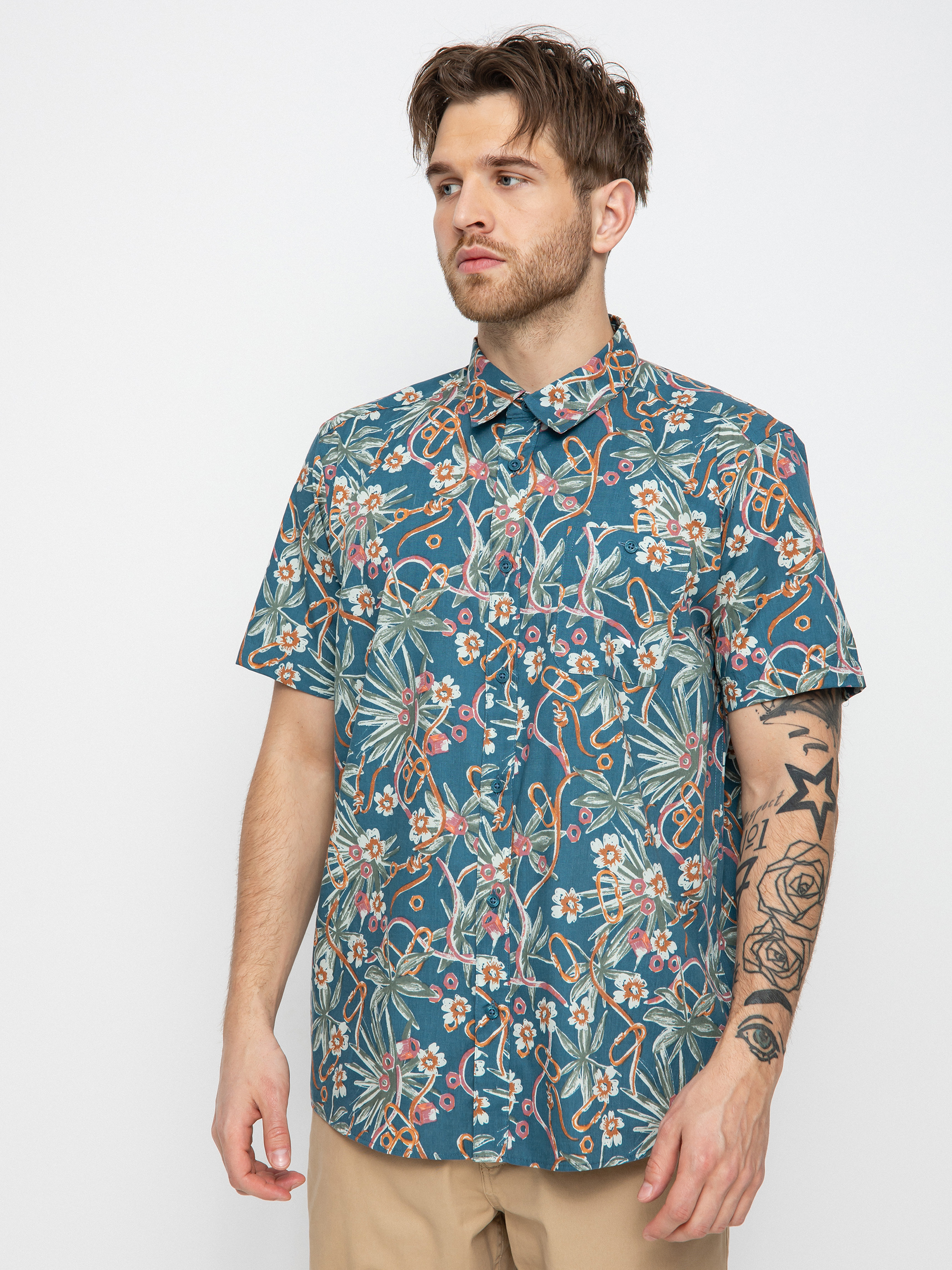 Koszula Patagonia Go To Shirt (dirt bags multi abalone blue)