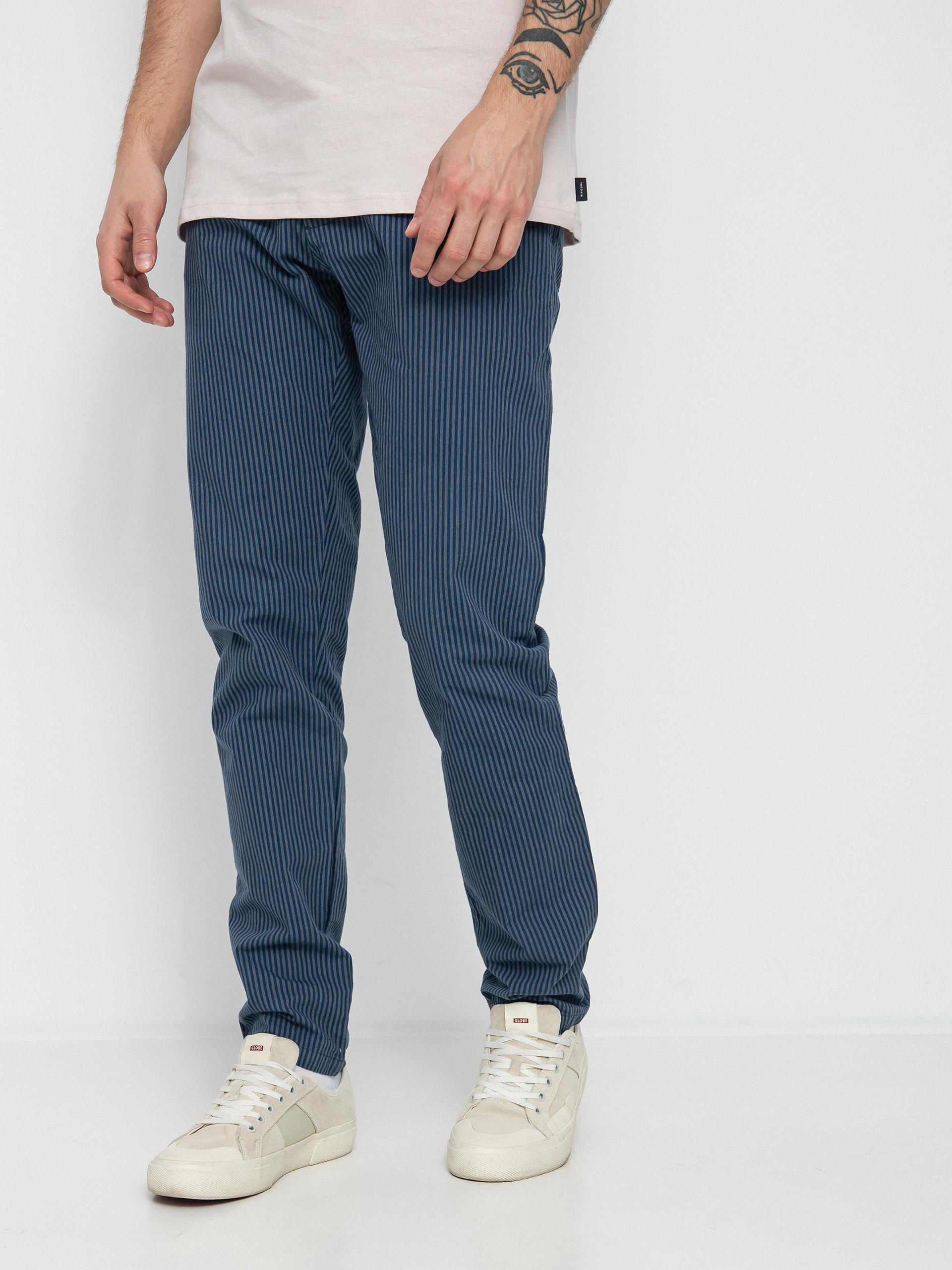 Spodnie Quiksilver Sheringa Mix (insignia blue poplin pinstripe)