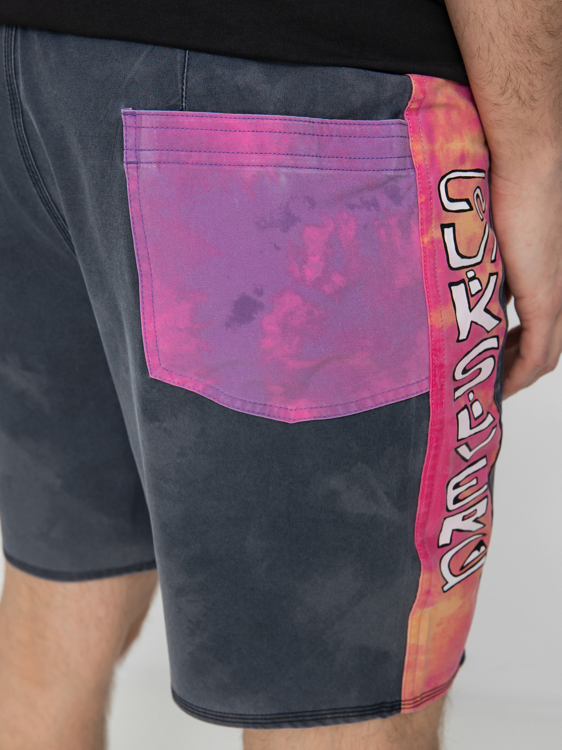 Boardshorty Quiksilver Surfsilk Acid Wash 18 (black)