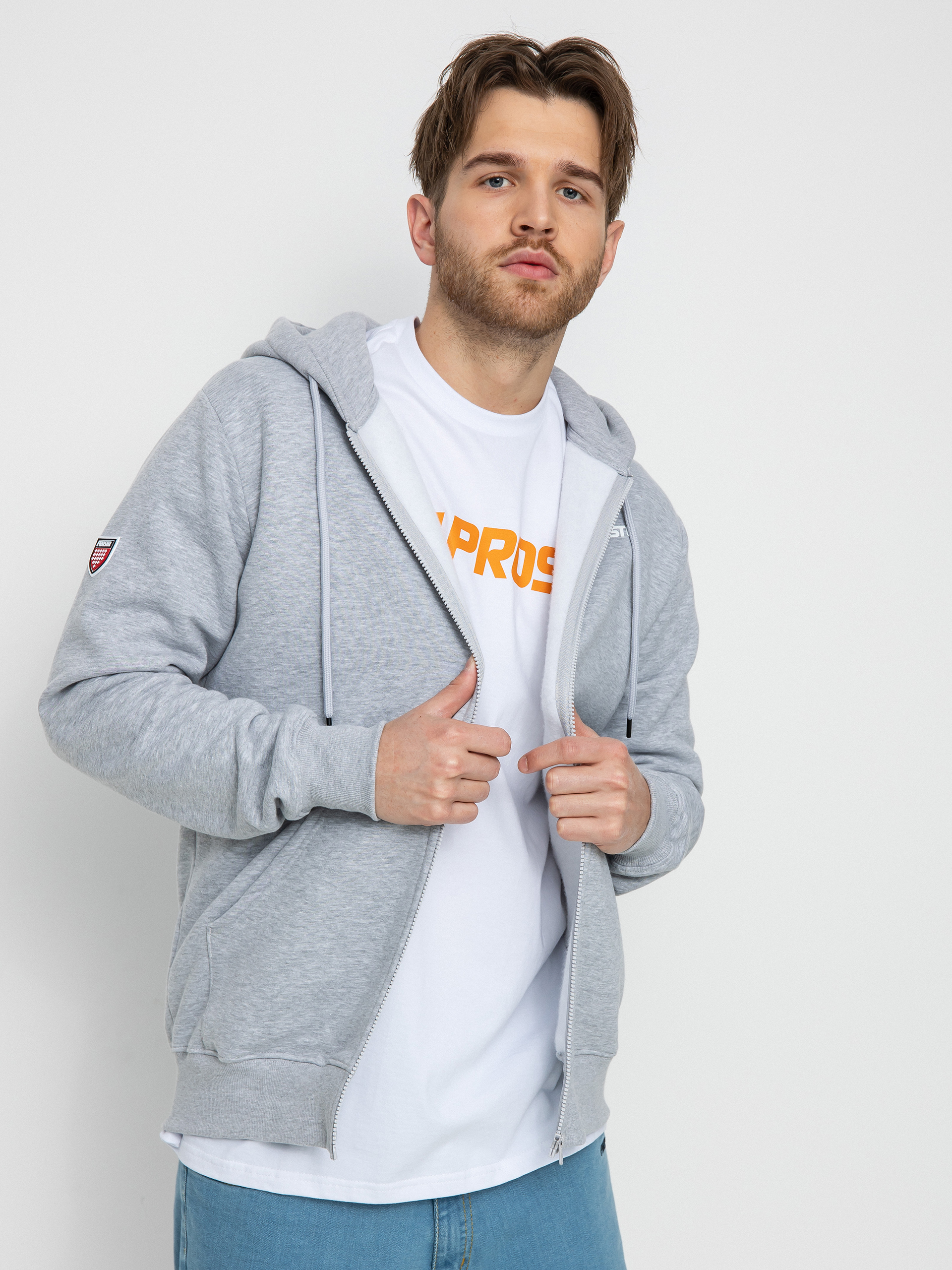 Bluza z kapturem Prosto Bazik ZHD (grey)