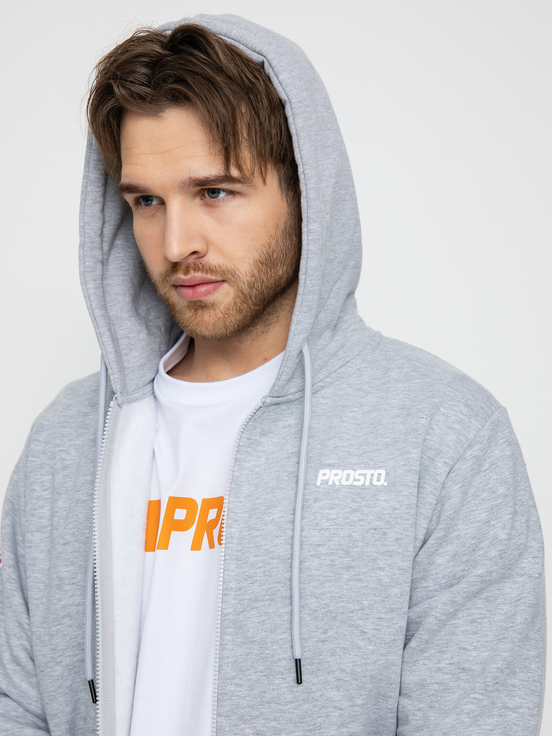 Bluza z kapturem Prosto Bazik ZHD (grey)