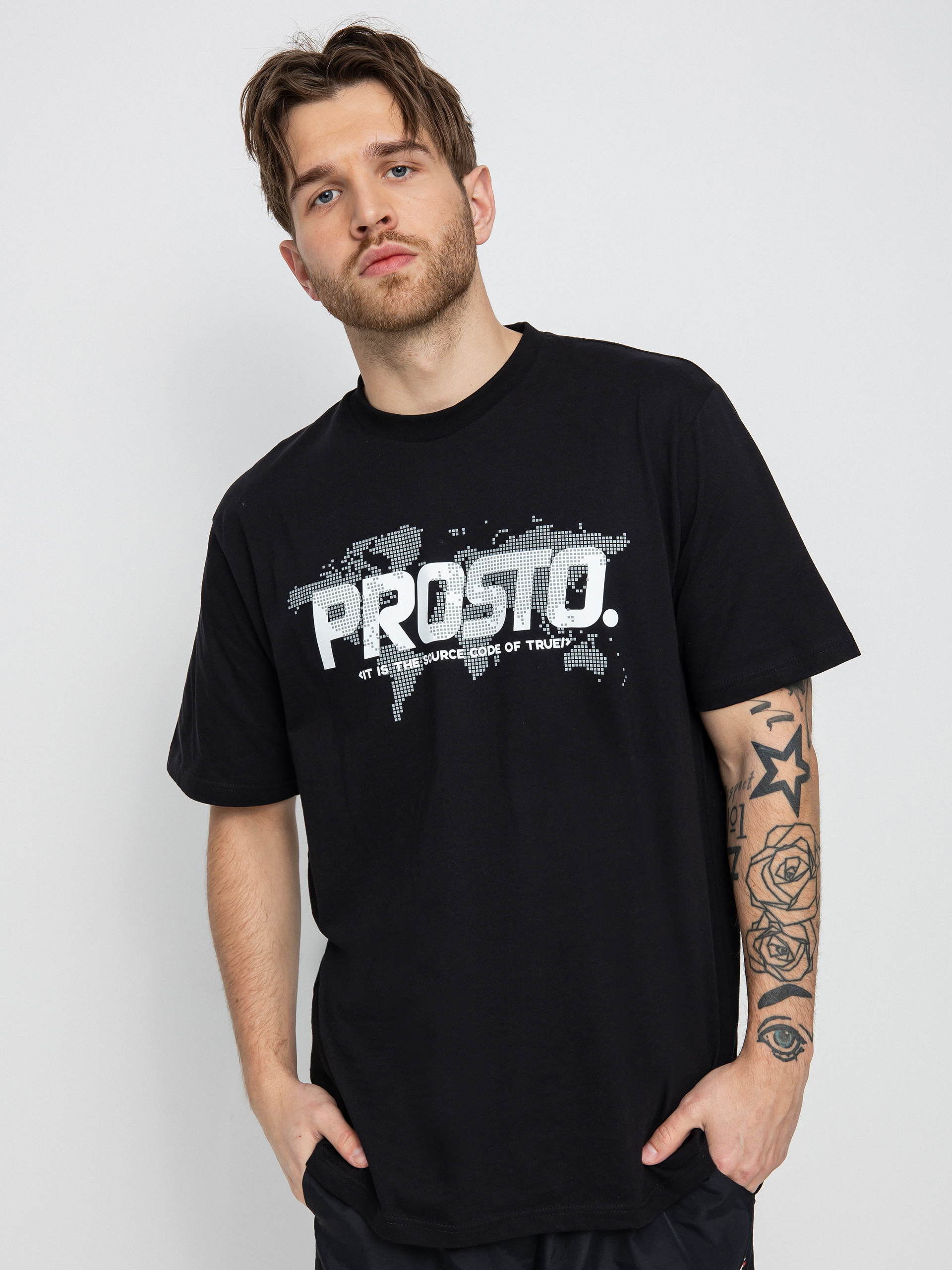 T-shirt Prosto Global (black)
