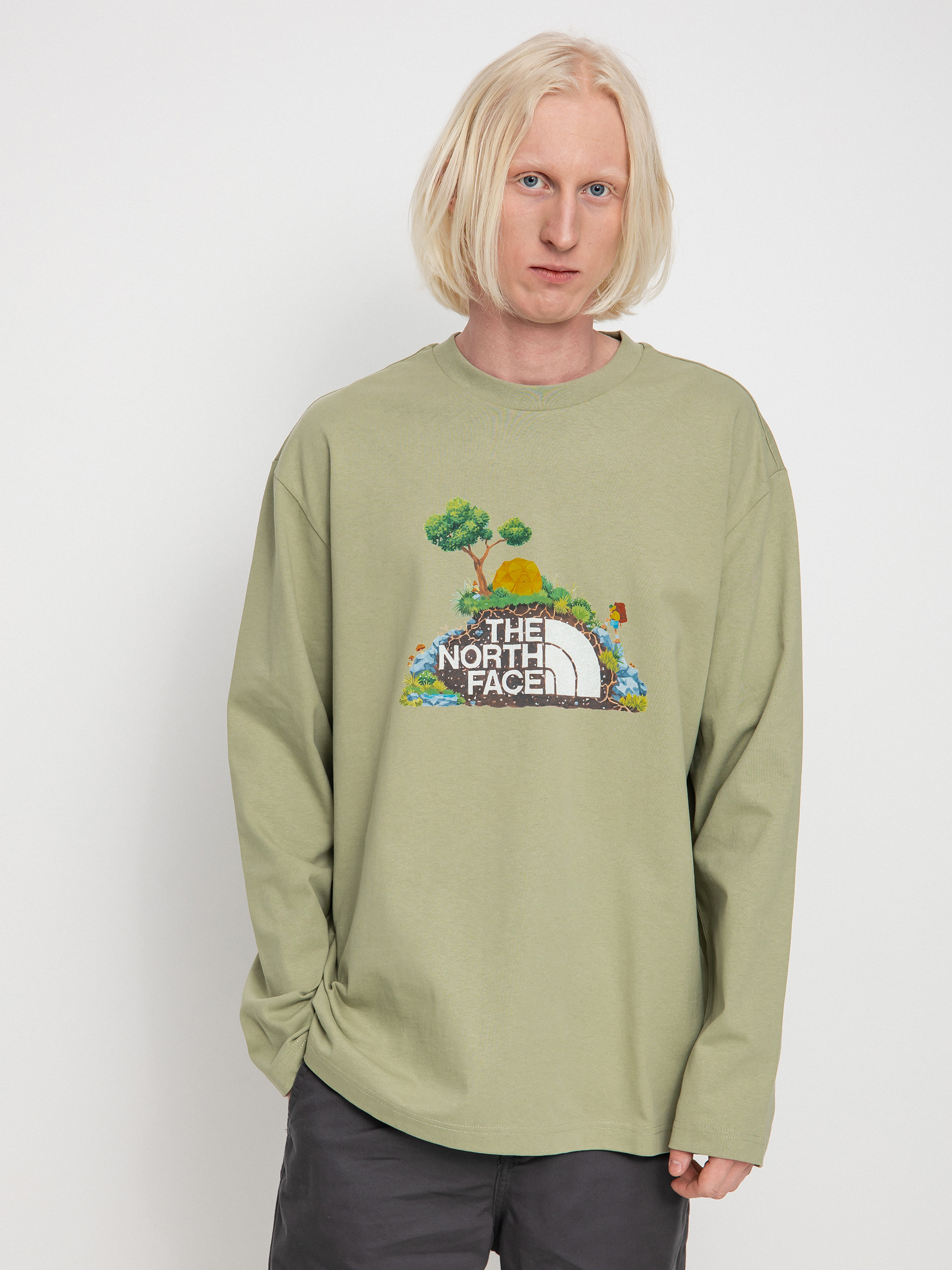Longsleeve The North Face Heritage Graphic (tea green)