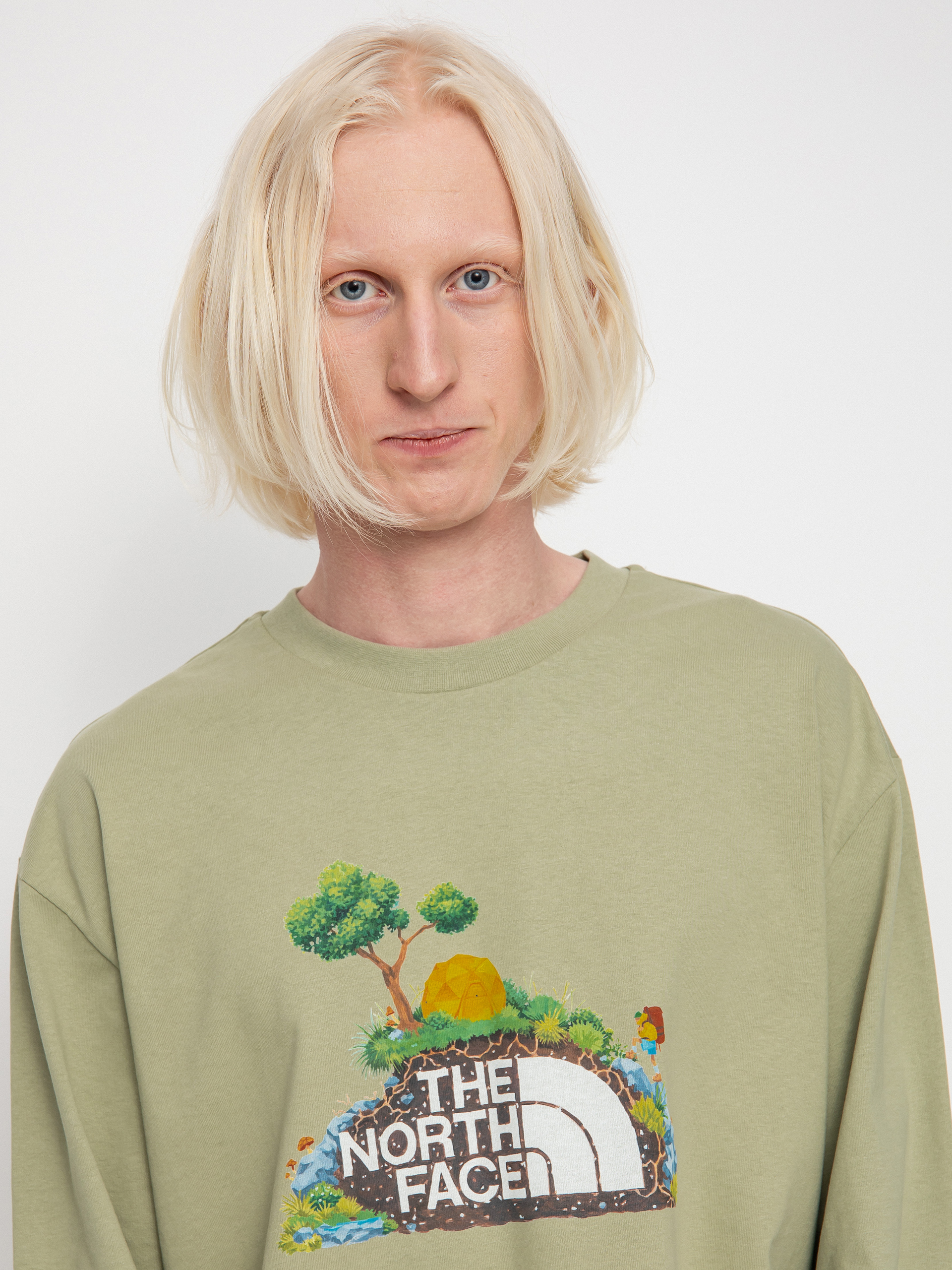 Longsleeve The North Face Heritage Graphic (tea green)