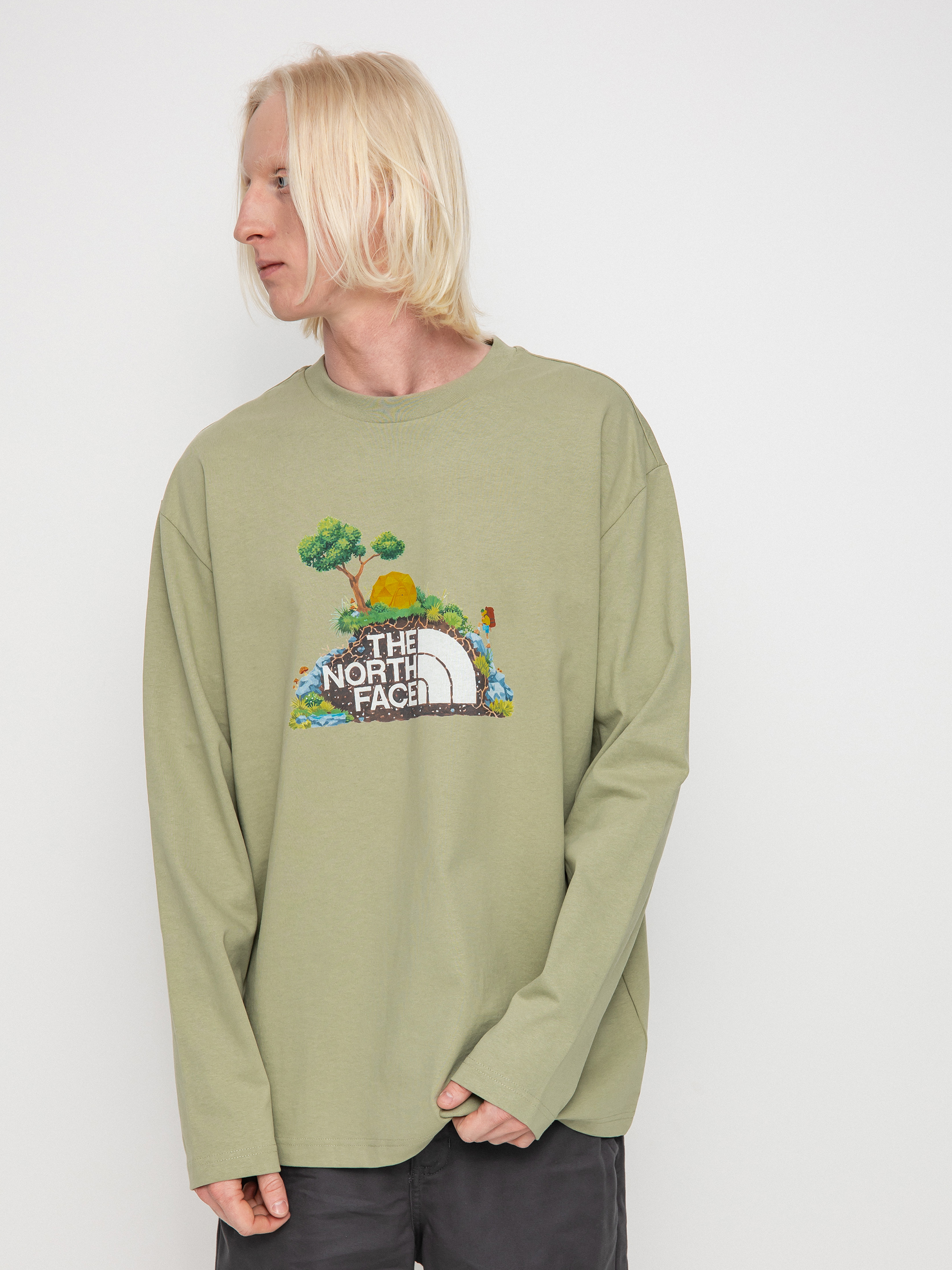 Longsleeve The North Face Heritage Graphic (tea green)