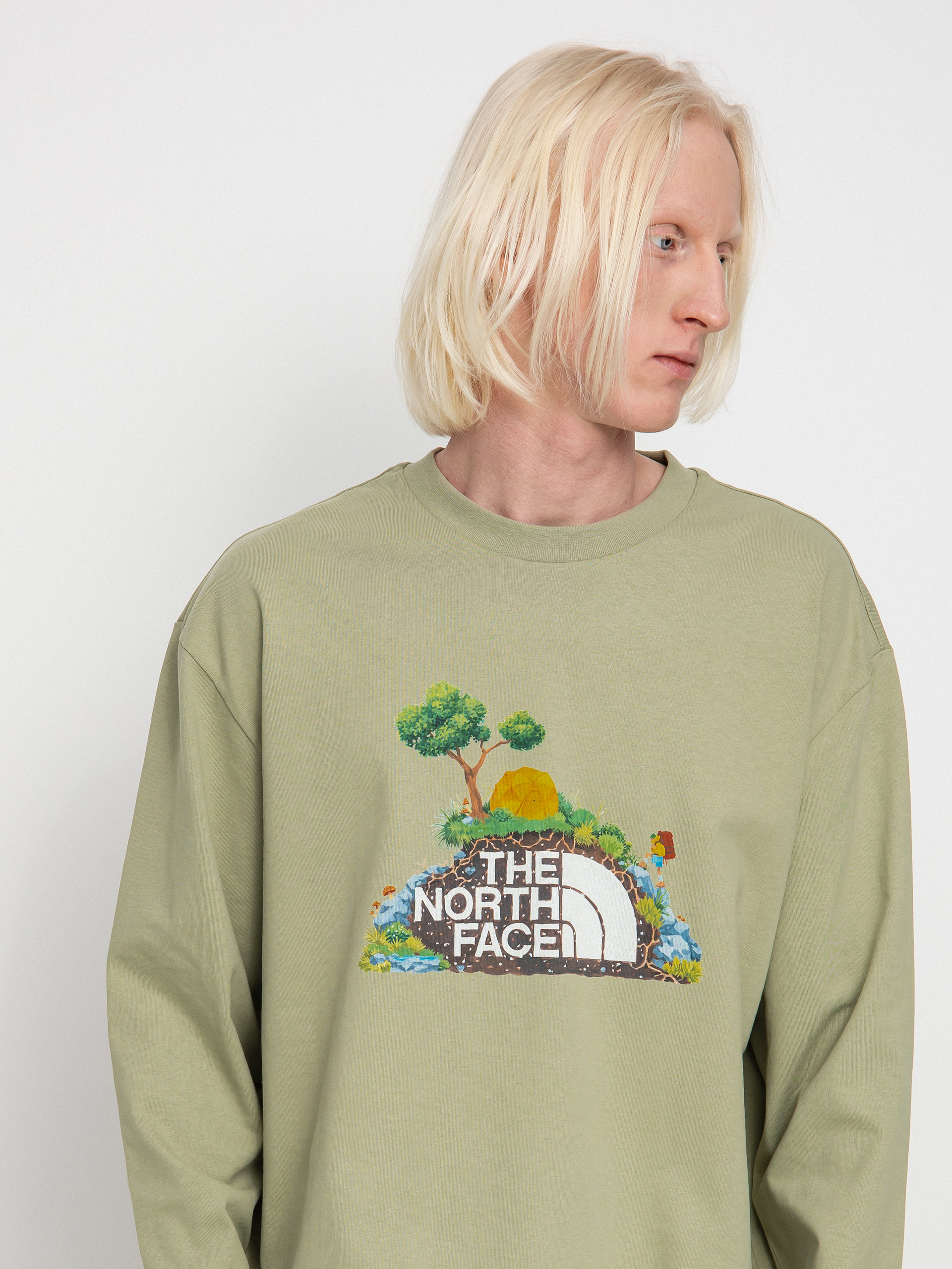 Longsleeve The North Face Heritage Graphic (tea green)