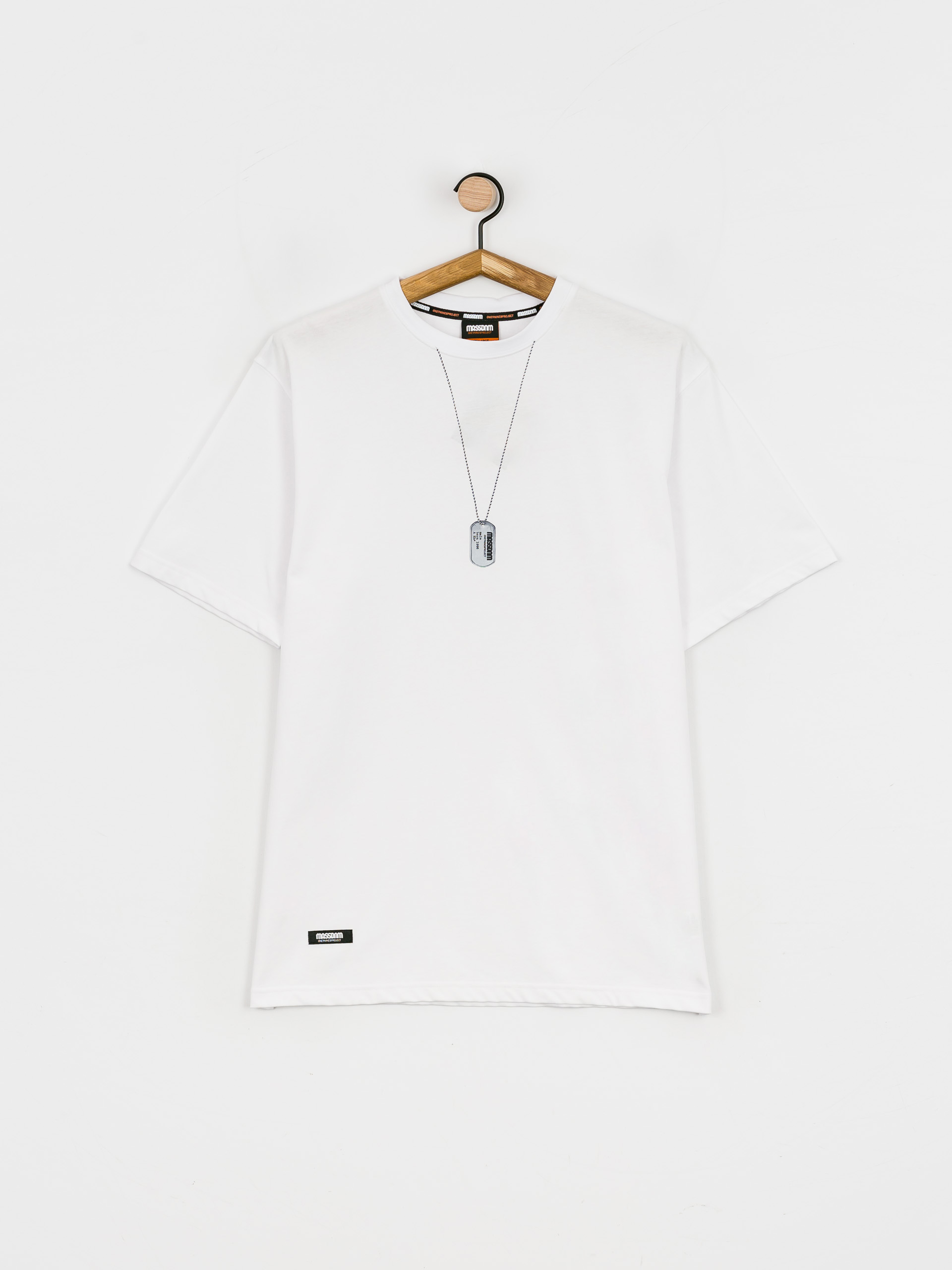 T-shirt MassDnm Dog Tag (white)