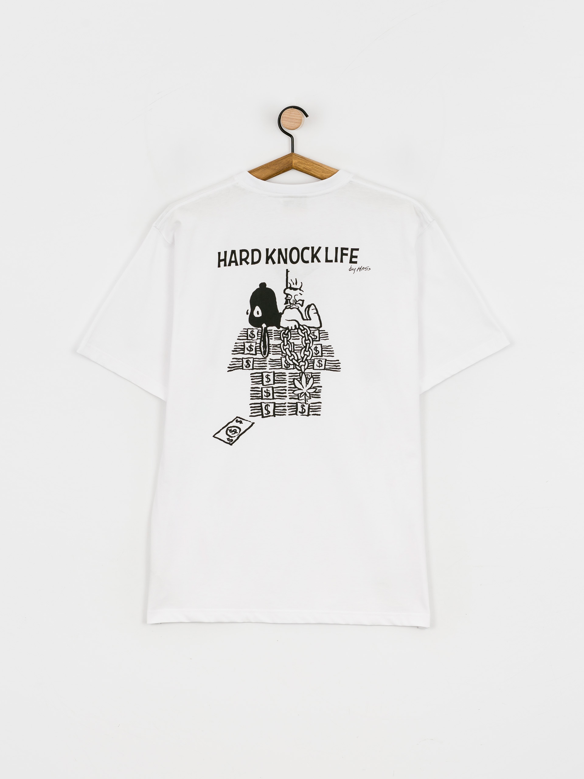 T-shirt MassDnm Hard Knock Life (white)