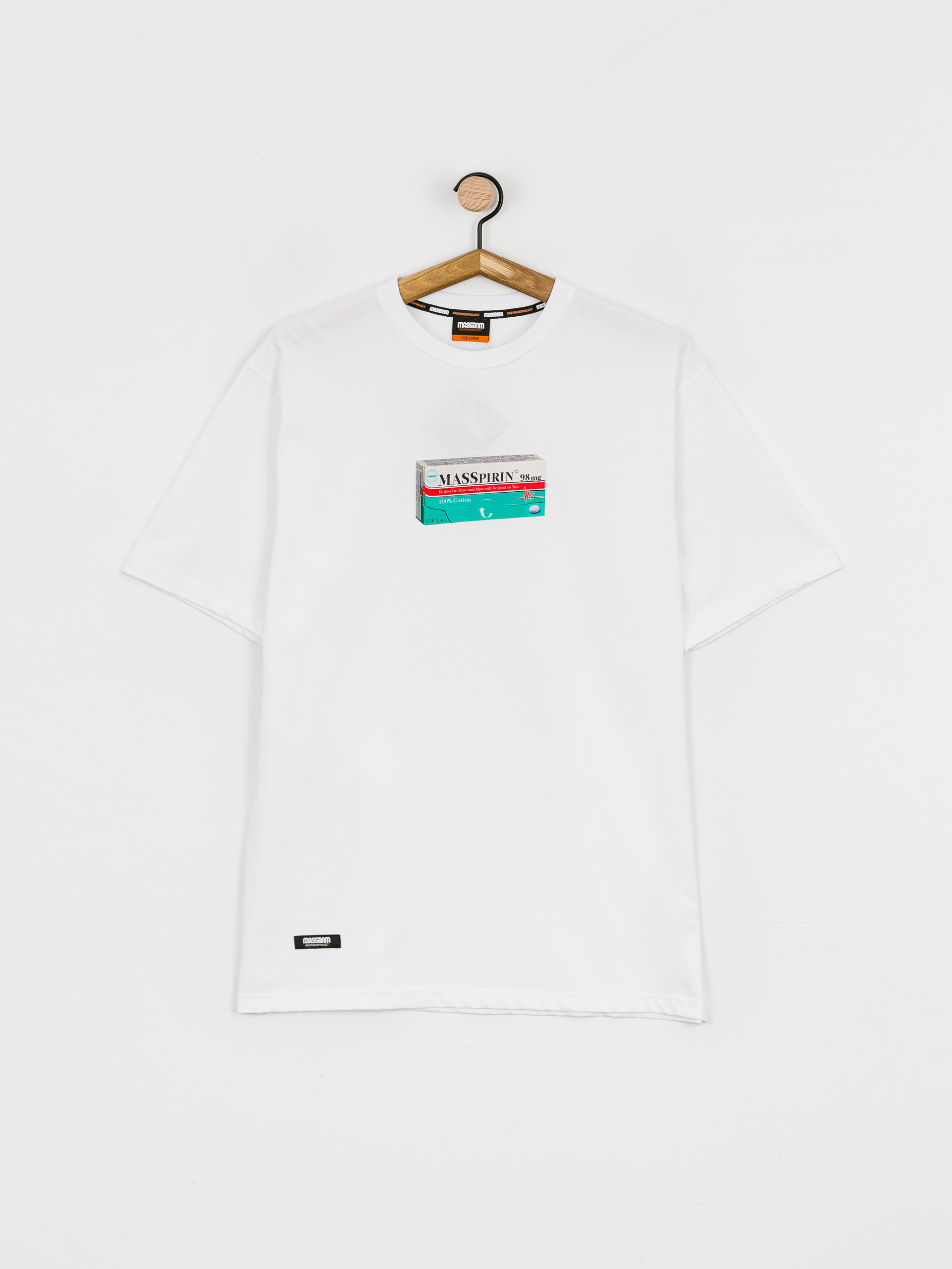 T-shirt MassDnm Masspirin (white)