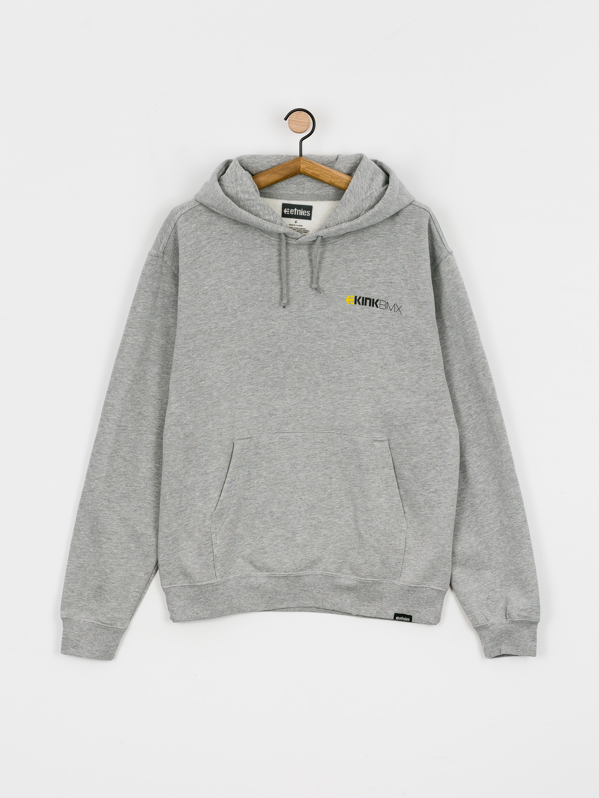Bluza z kapturem Etnies x Kink Bmx HD (grey/heather)