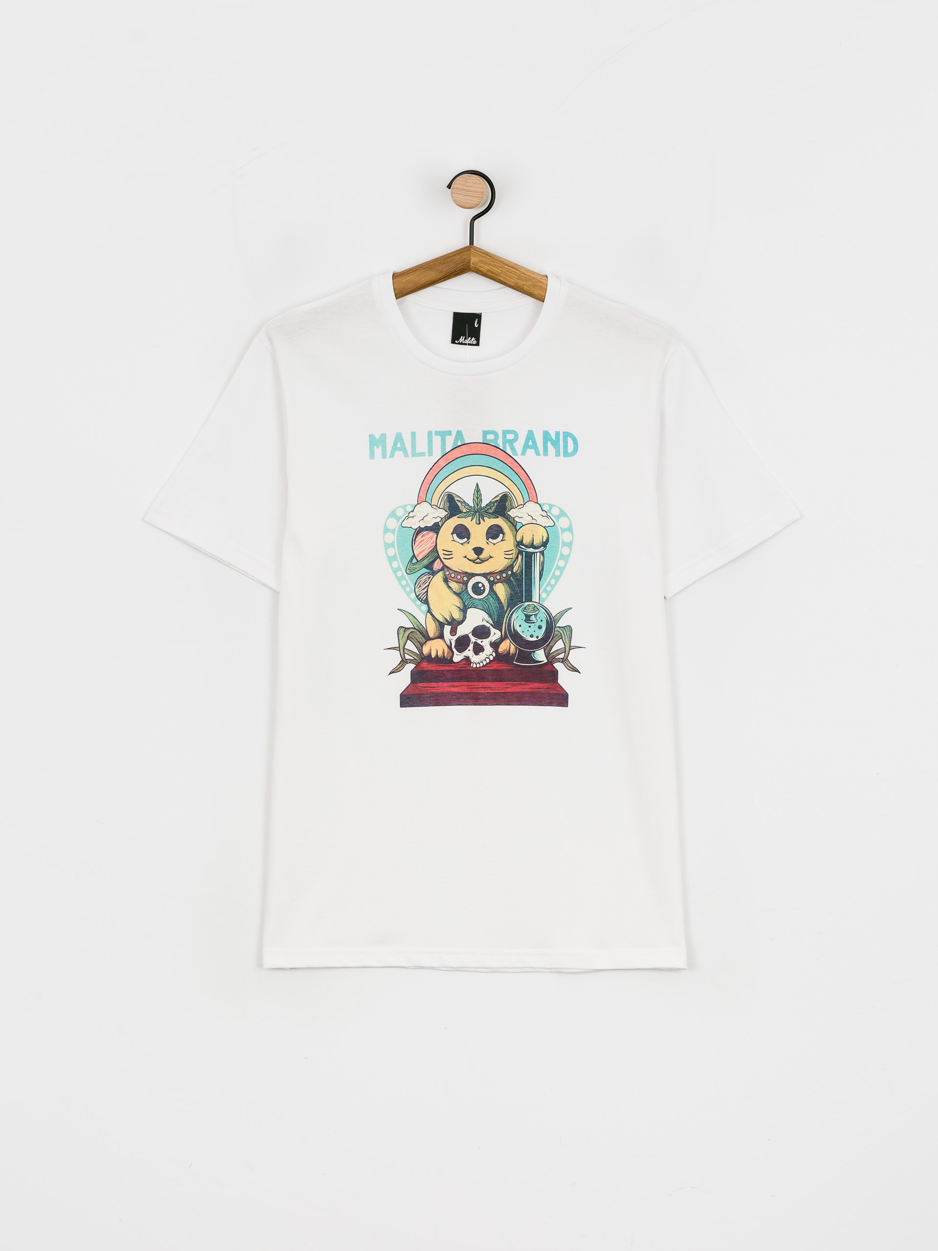 T-shirt Malita Lucky Cat (white)
