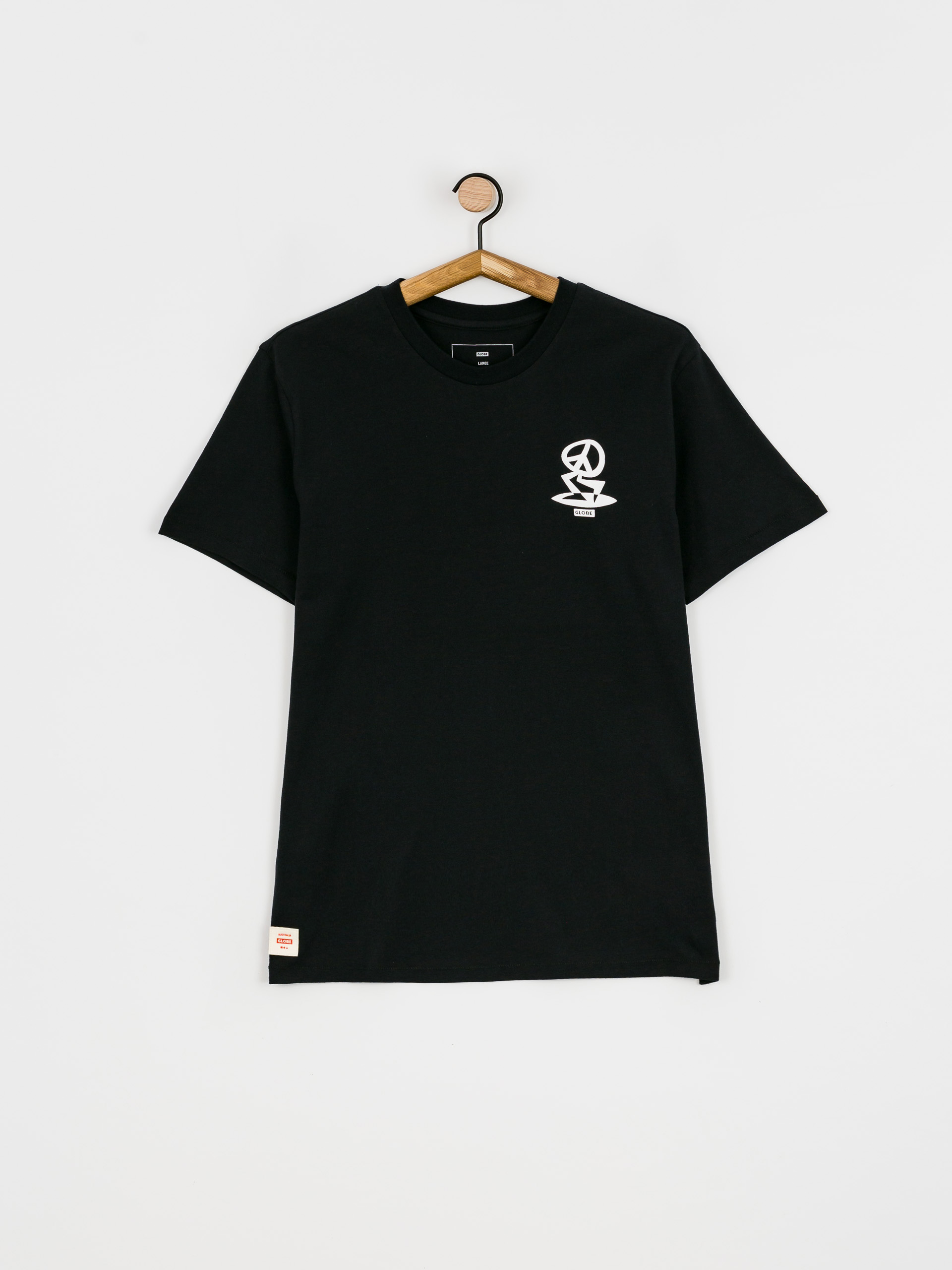 T-shirt Globe Peace Man (black)