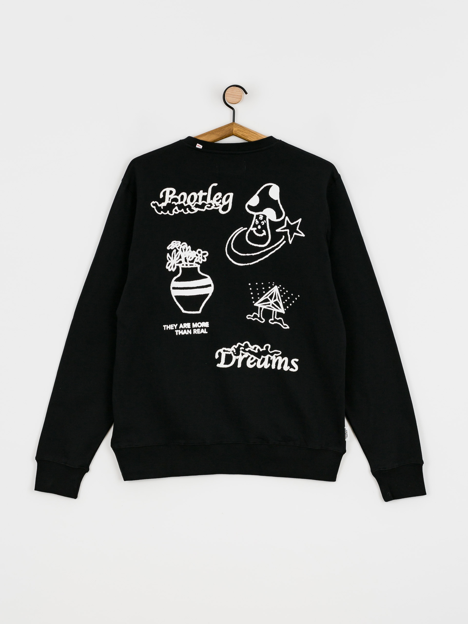 Bluza Globe Bootleg Dreams Crew (black)