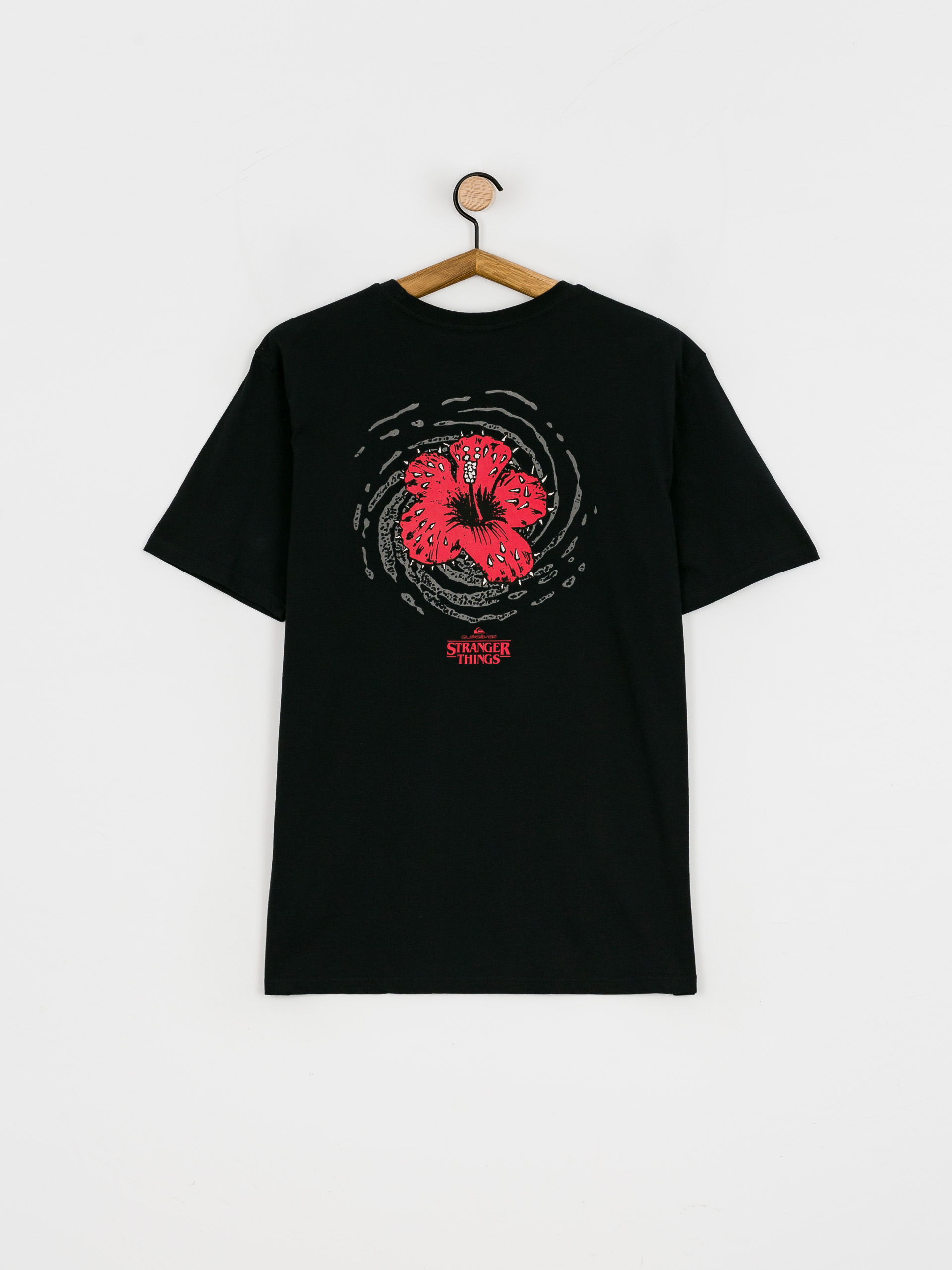 T-shirt Quiksilver X Stranger Things Hellbiscus (black)