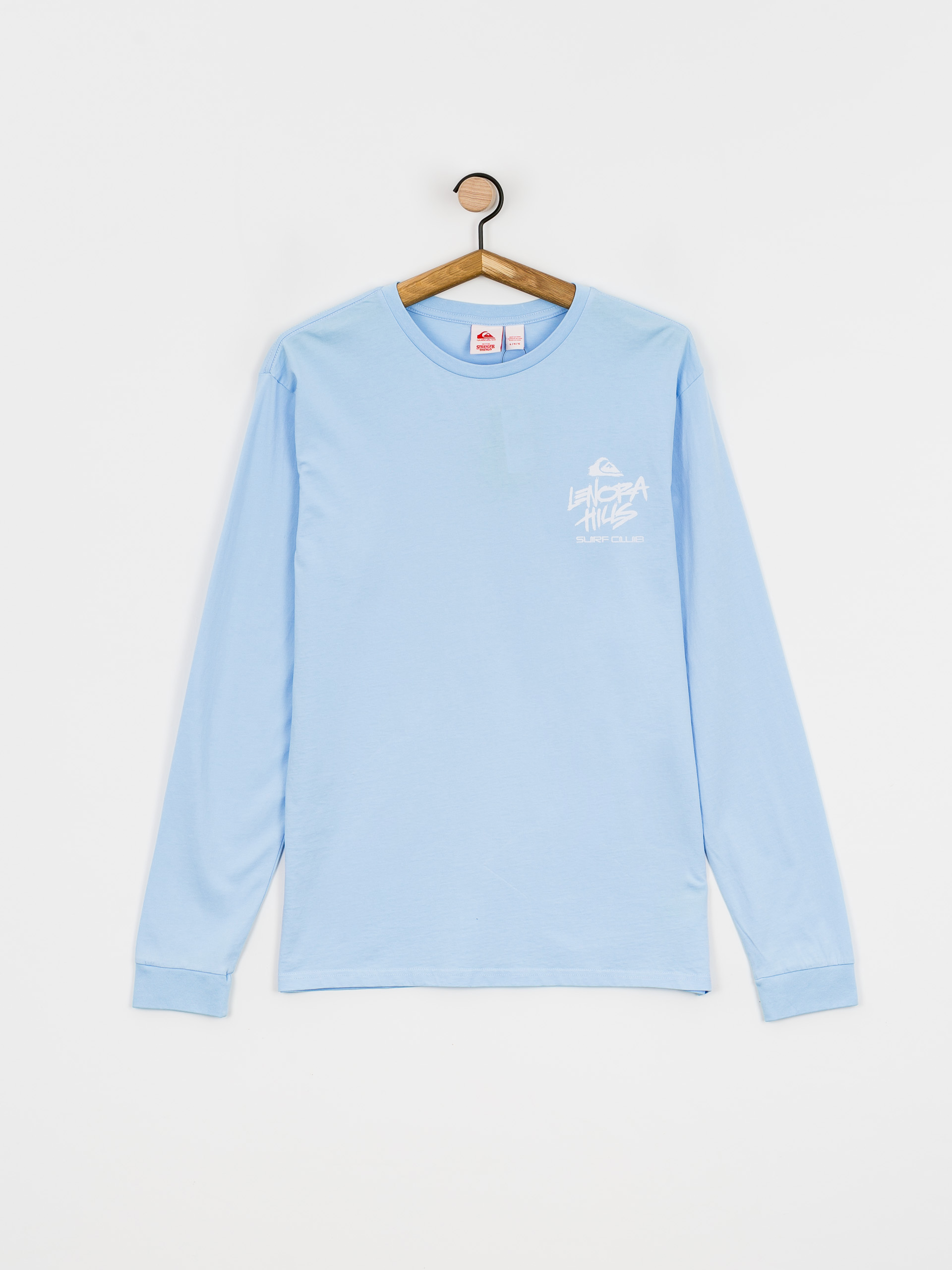 Longsleeve Quiksilver X Stranger Things Lenora Hills Surf Club (airy blue)