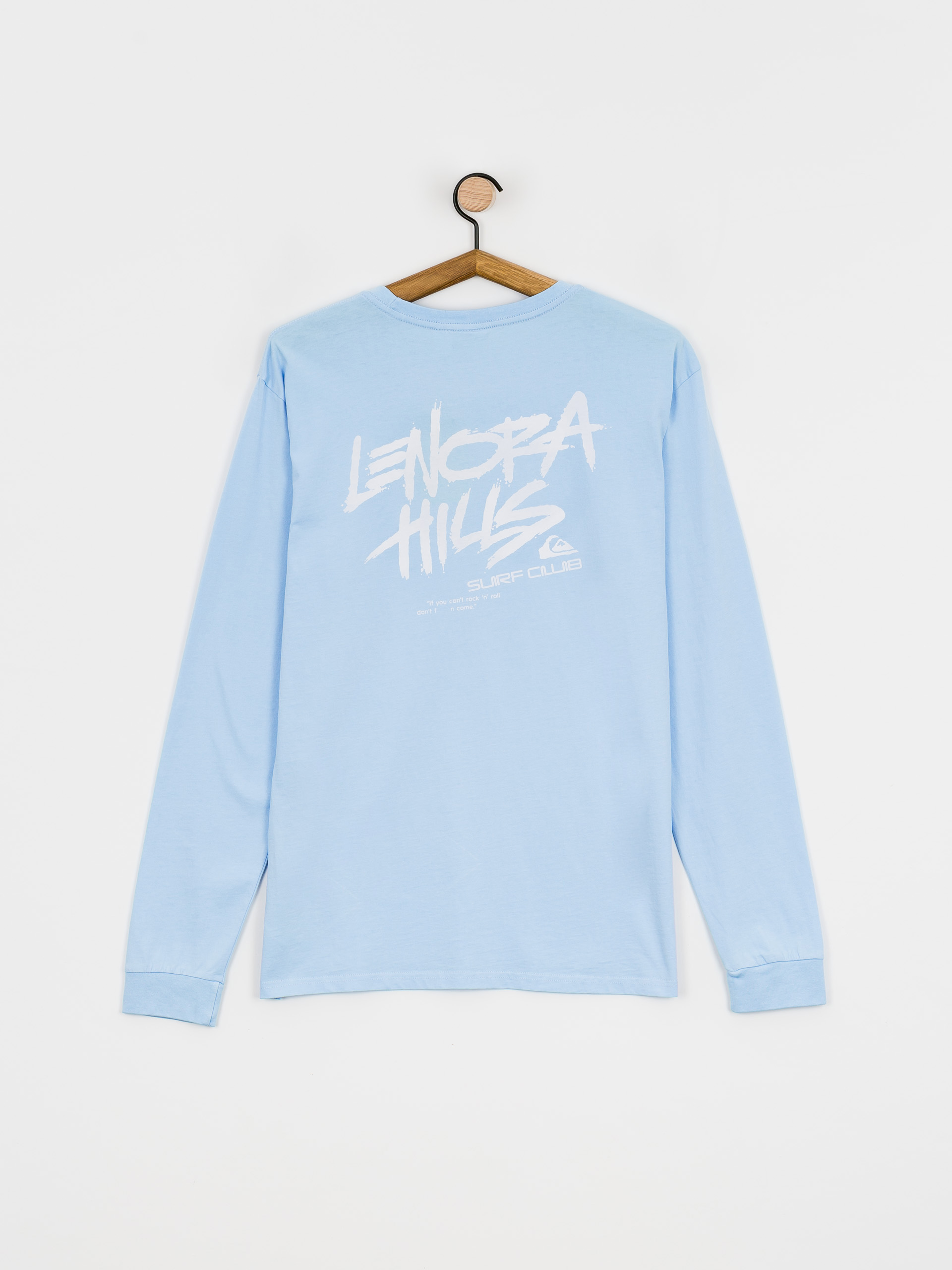 Longsleeve Quiksilver X Stranger Things Lenora Hills Surf Club (airy blue)