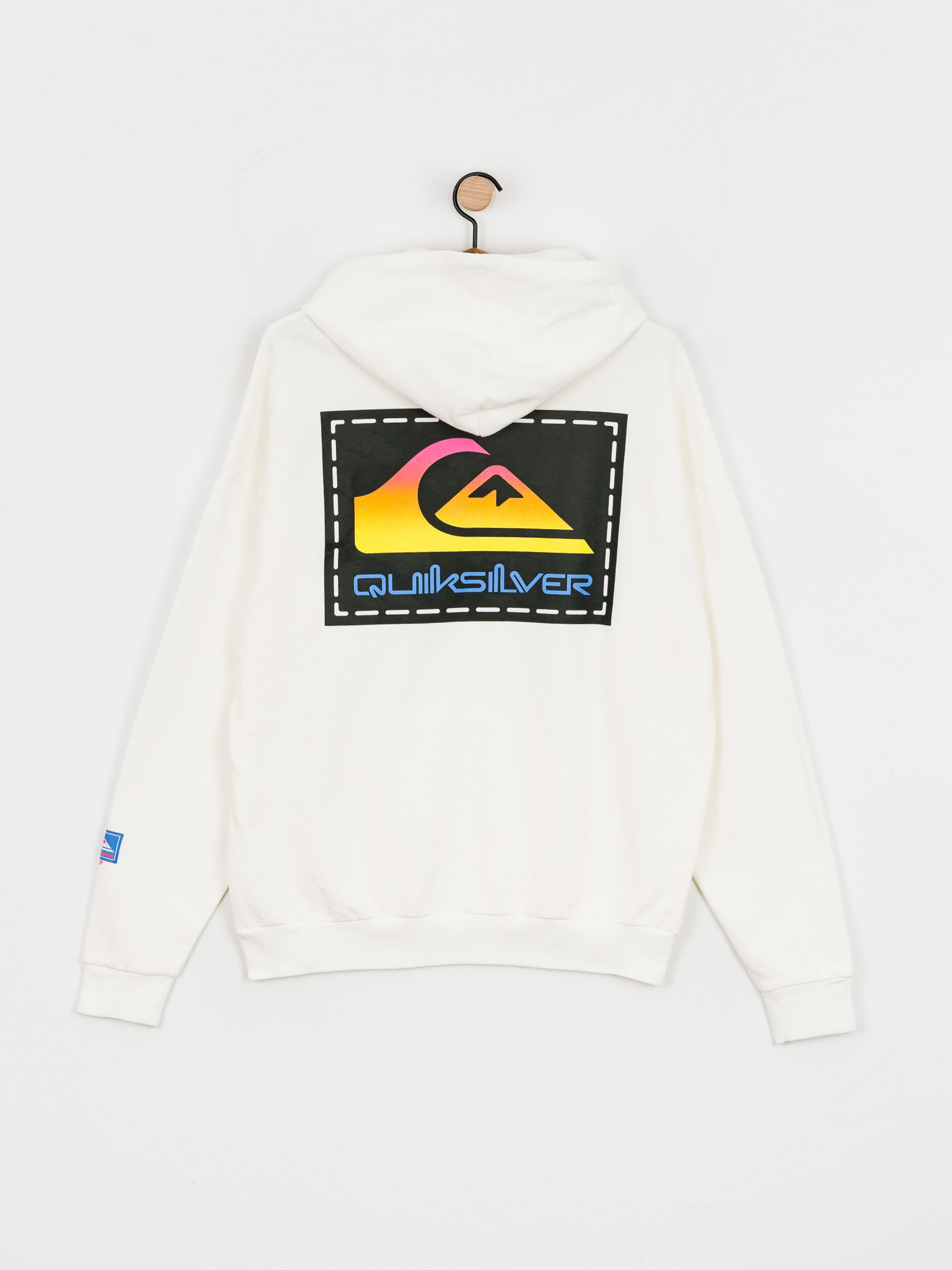 Bluza z kapturem Quiksilver X Stranger Things Rainbow HD (white)