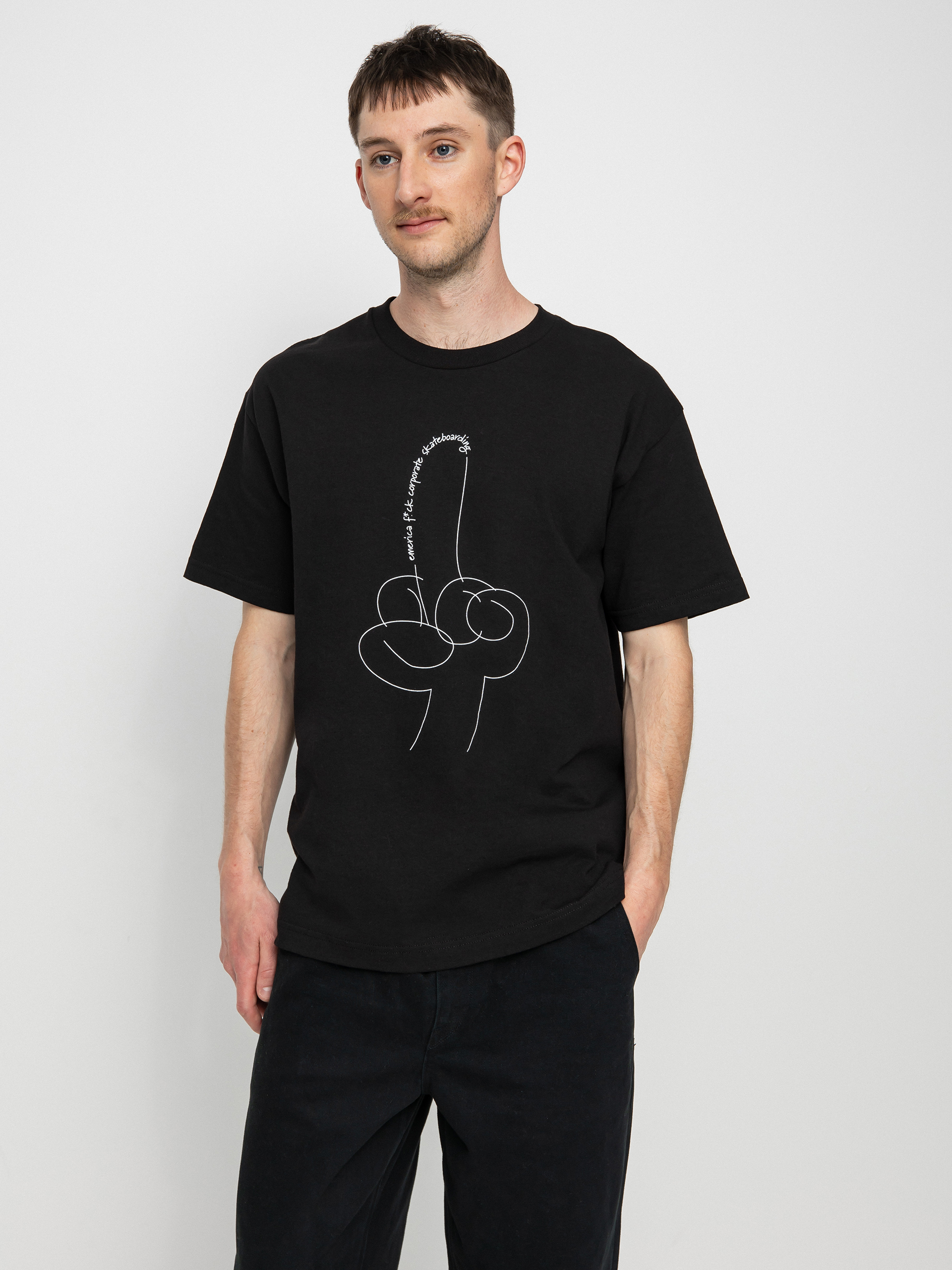 T-shirt Emerica Eff Corporate (black)