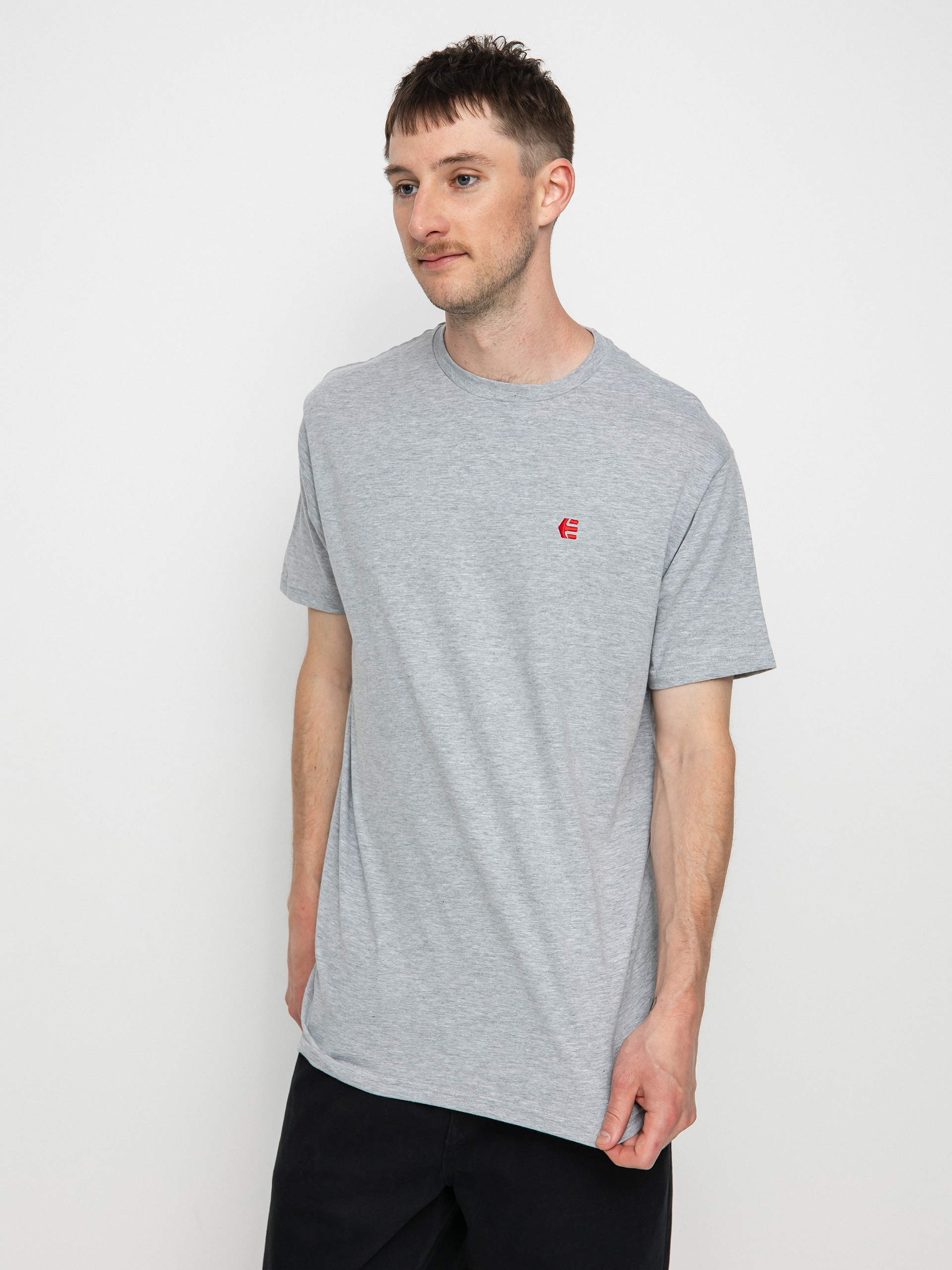 T-shirt Etnies Team Emb. (grey/red)