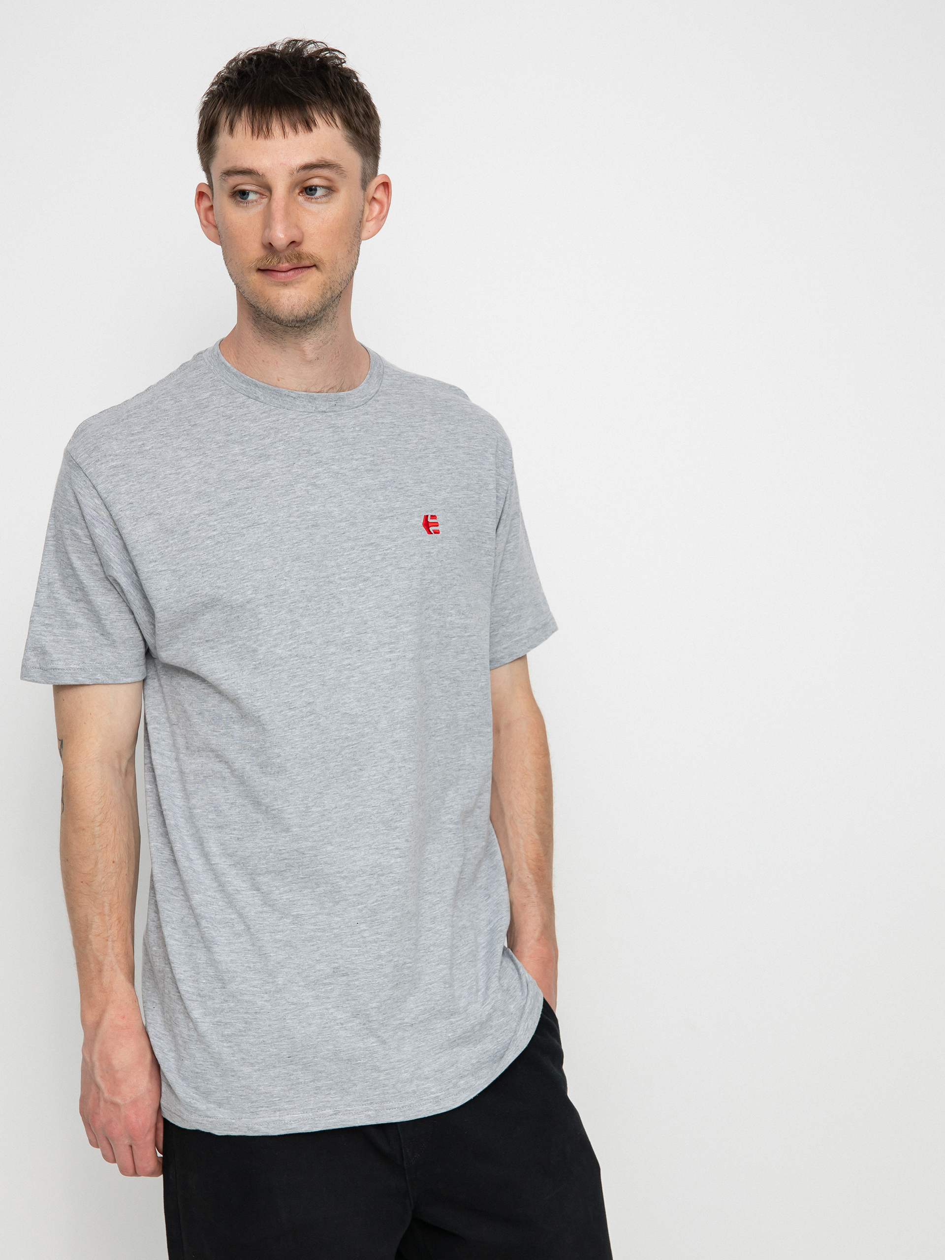 T-shirt Etnies Team Emb. (grey/red)
