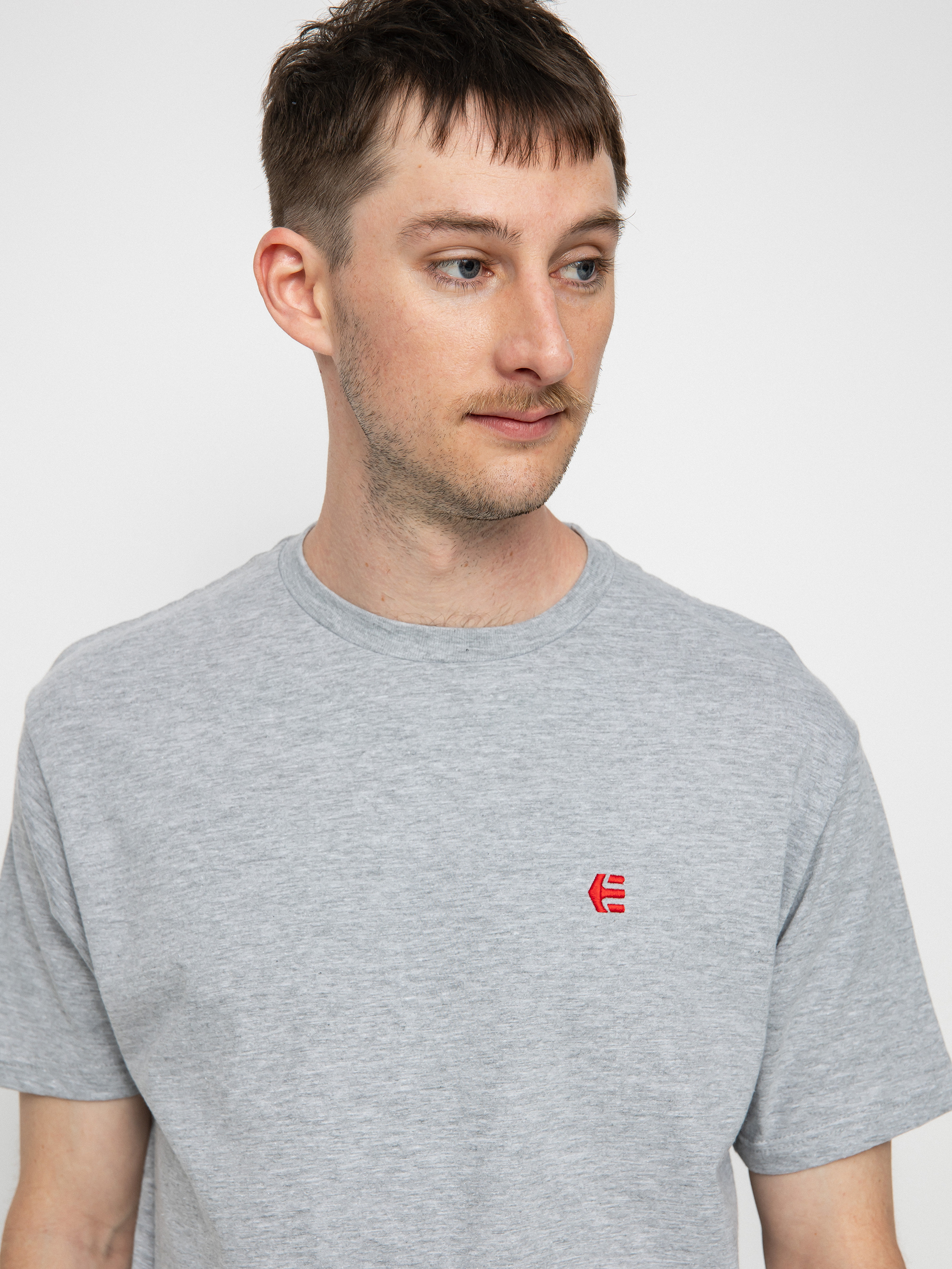 T-shirt Etnies Team Emb. (grey/red)