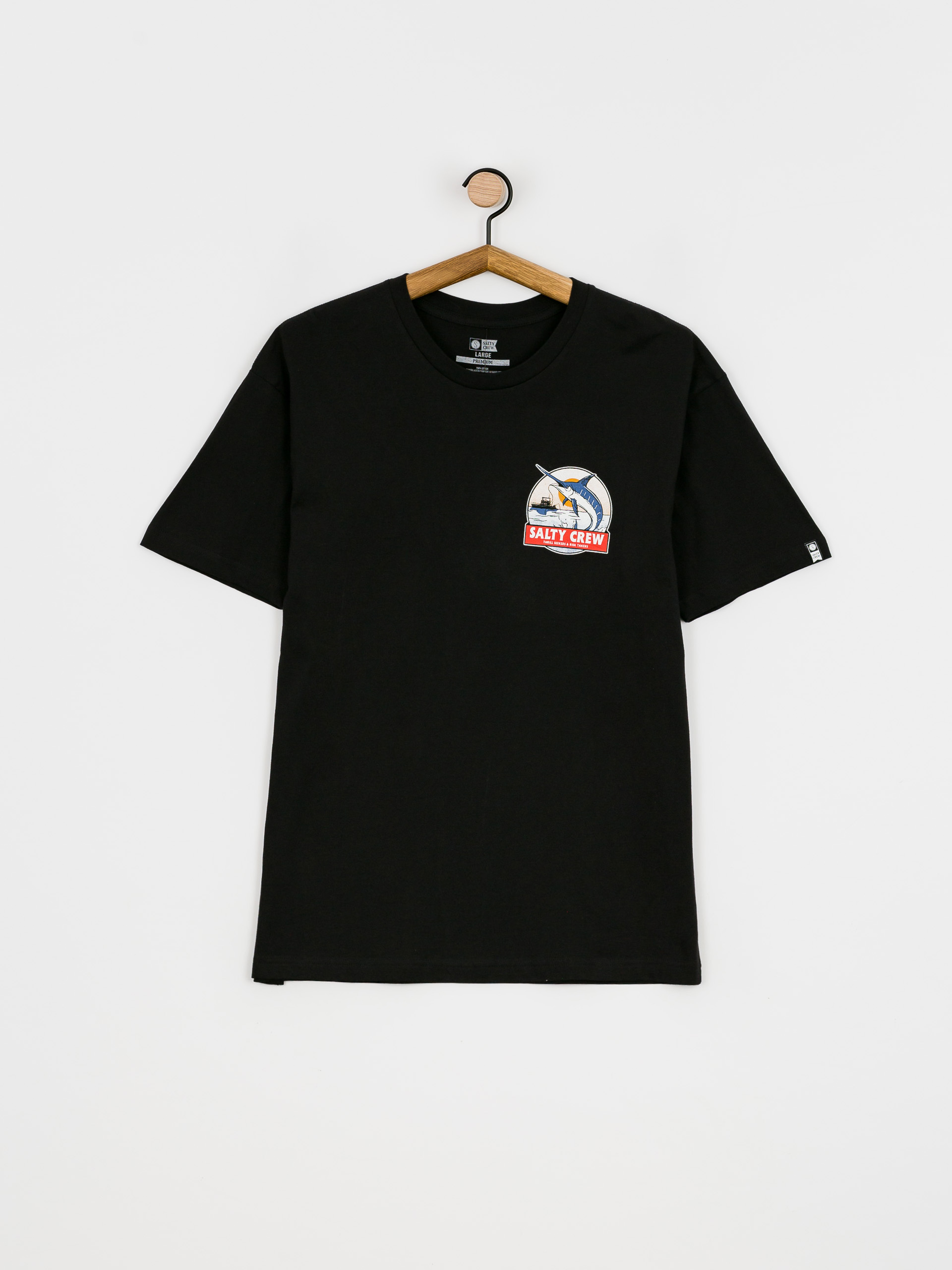 T-shirt Salty Crew Deep Drop (black)