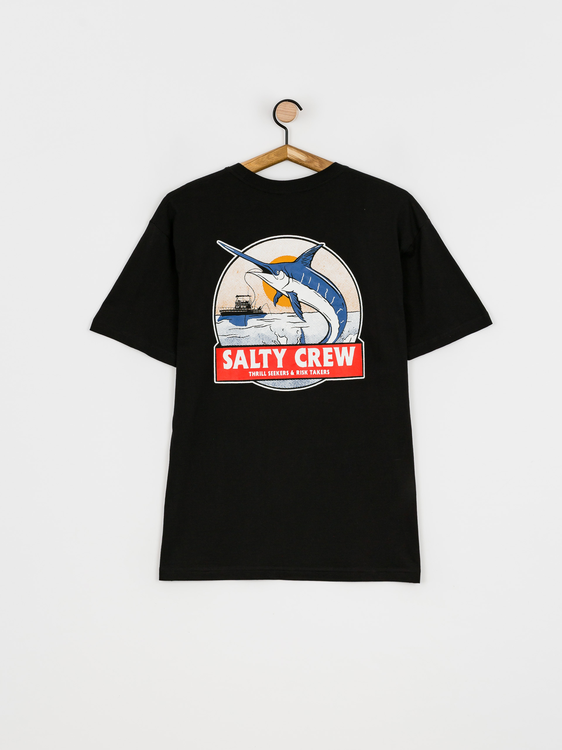 T-shirt Salty Crew Deep Drop (black)