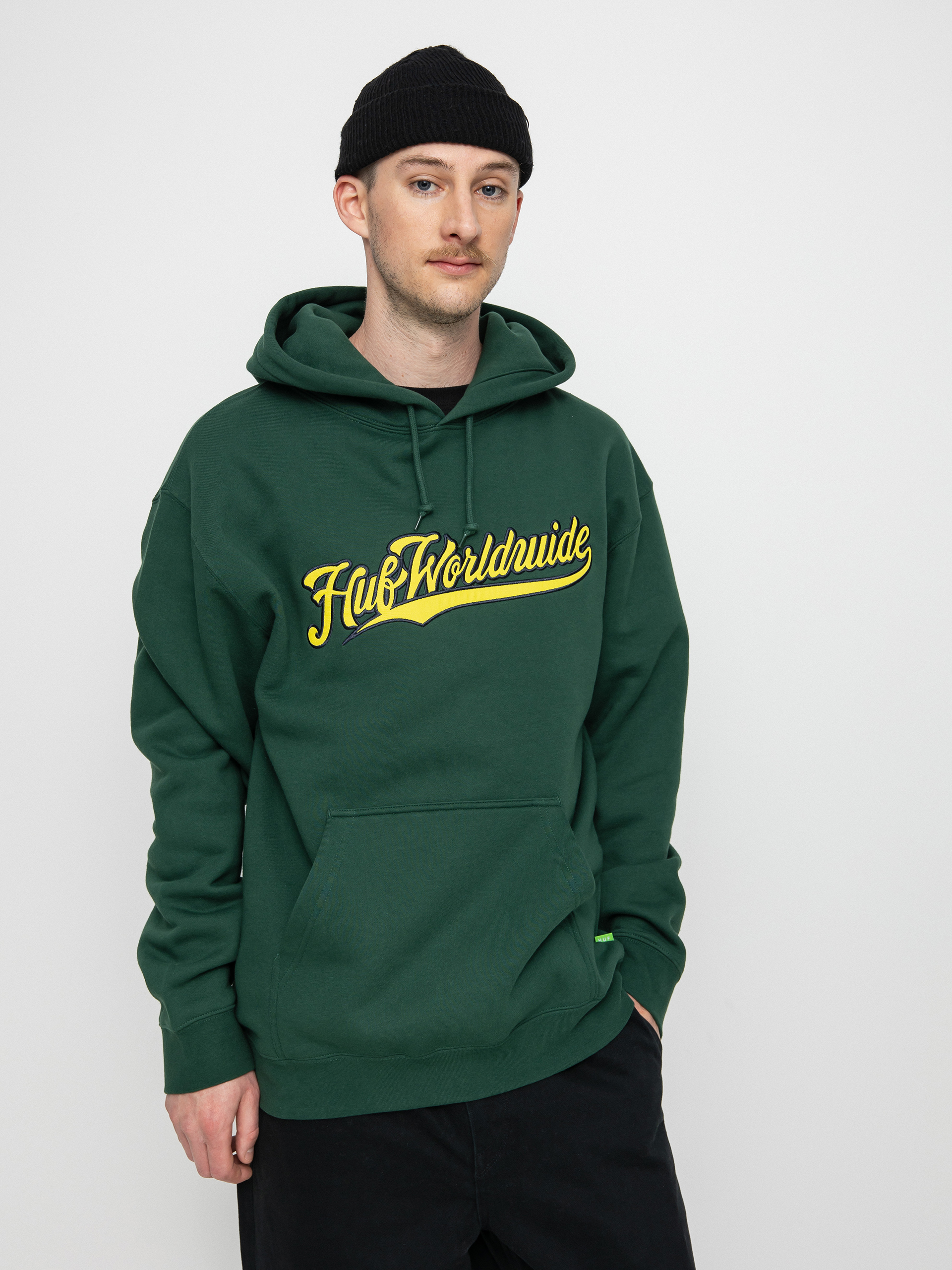 Bluza z kapturem HUF Crackerjack HD (forest green)