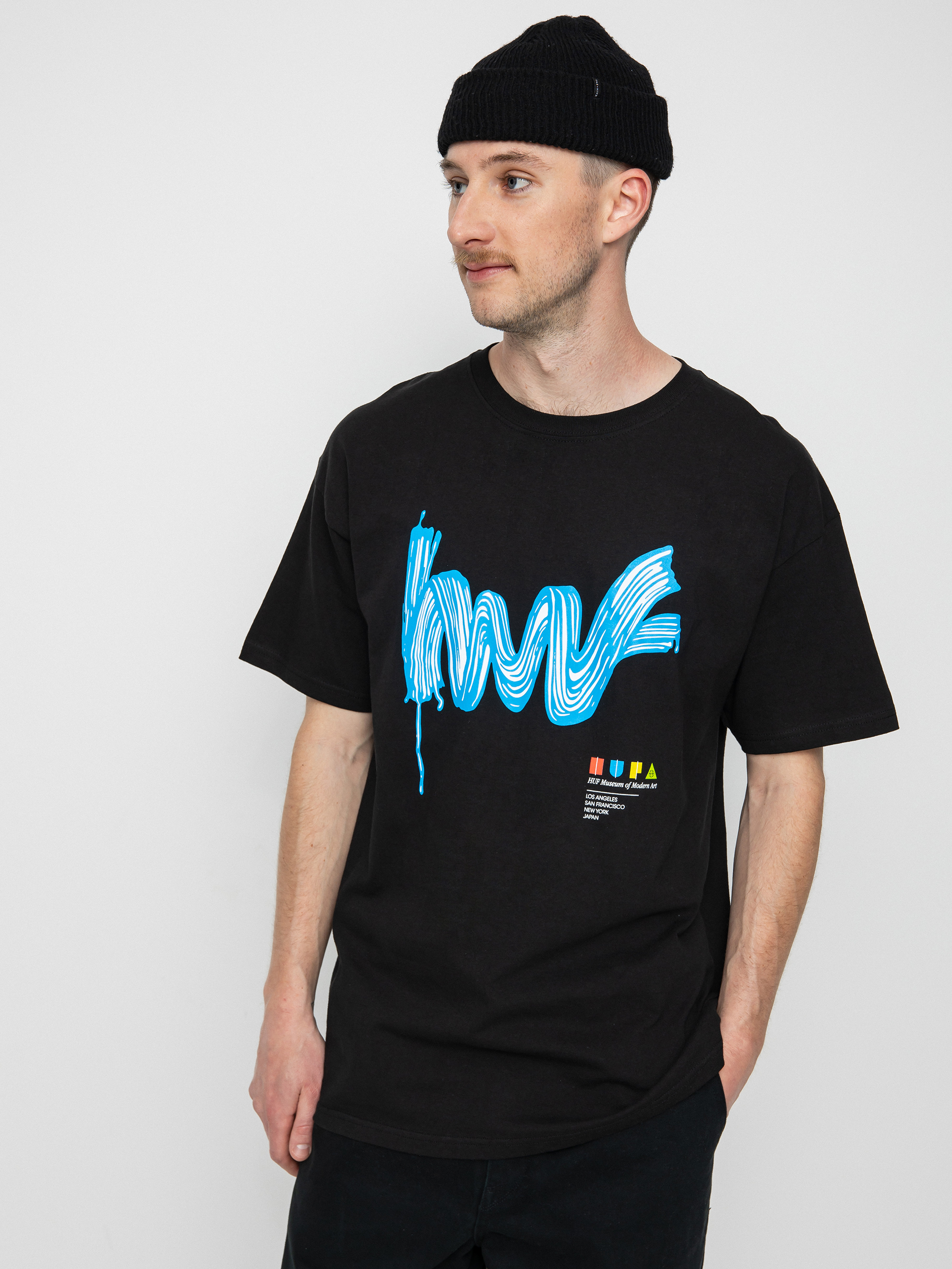 T-shirt HUF Stroke Of Genius (black)
