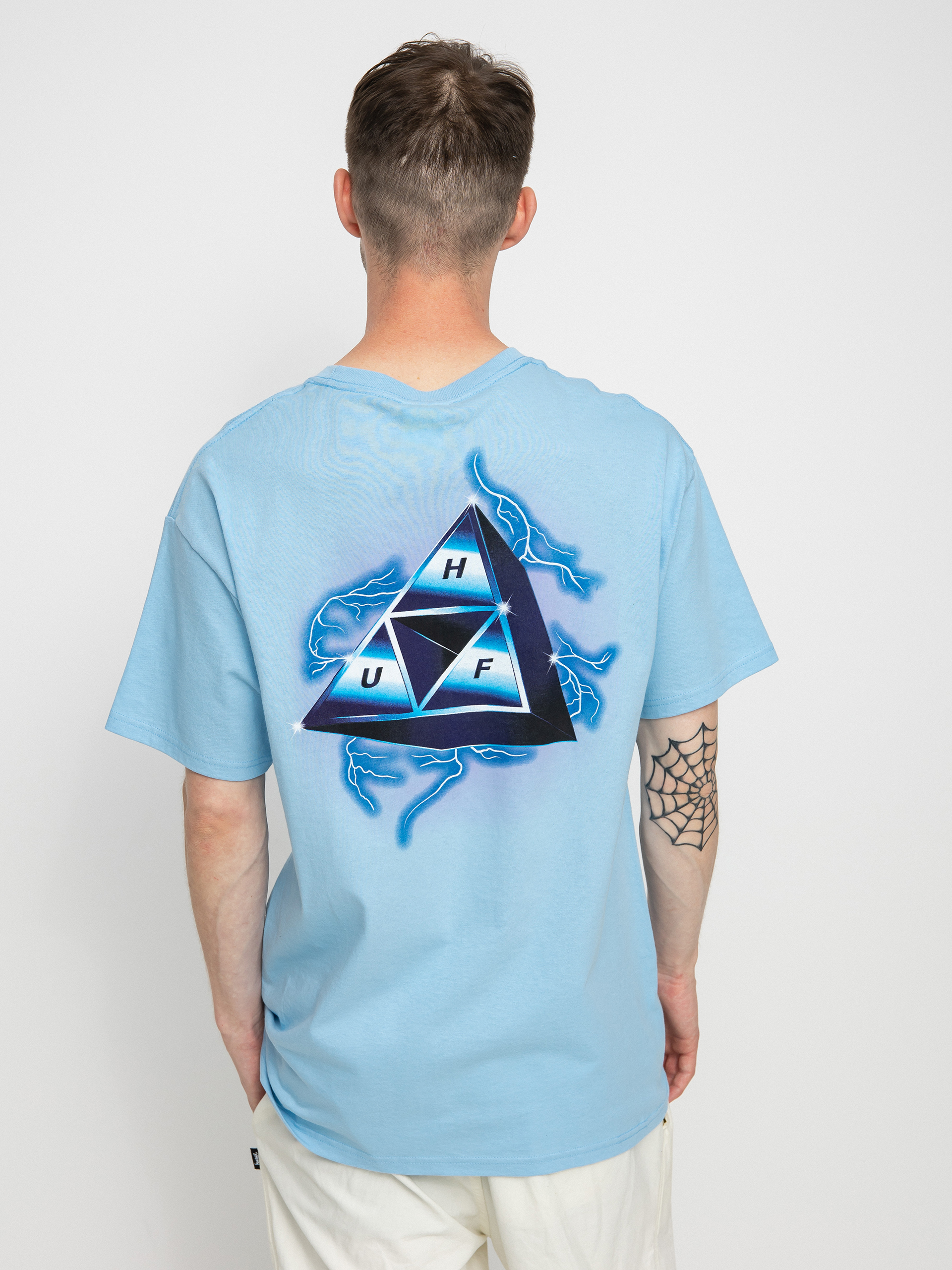 T-shirt HUF Storm Triple Triangle (light blue)