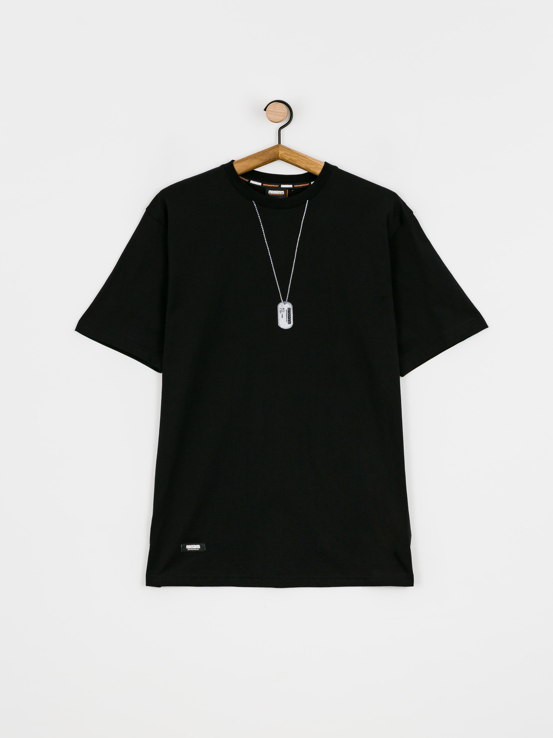 T-shirt MassDnm Dog Tag (black)