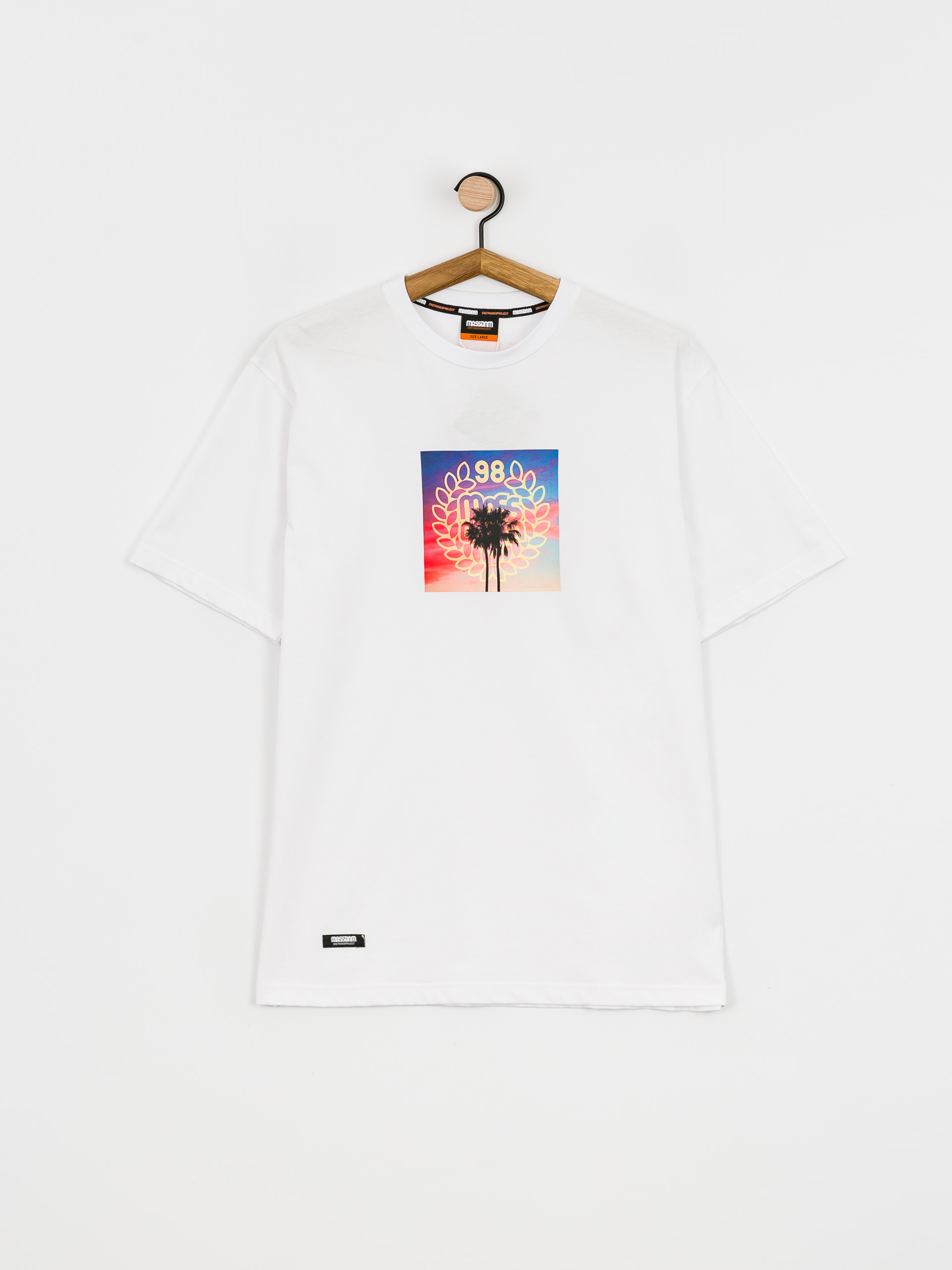 T-shirt MassDnm Palm (white)