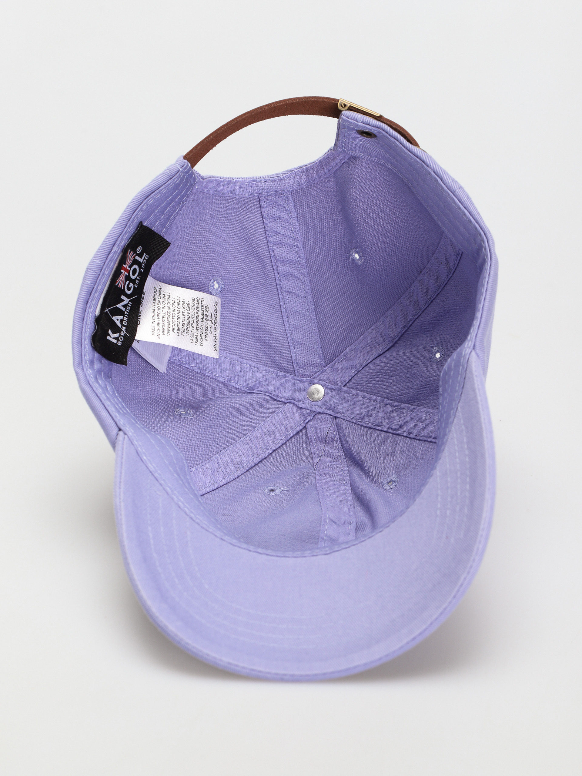 Czapka z daszkiem Kangol Washed Baseball (iced lilac)