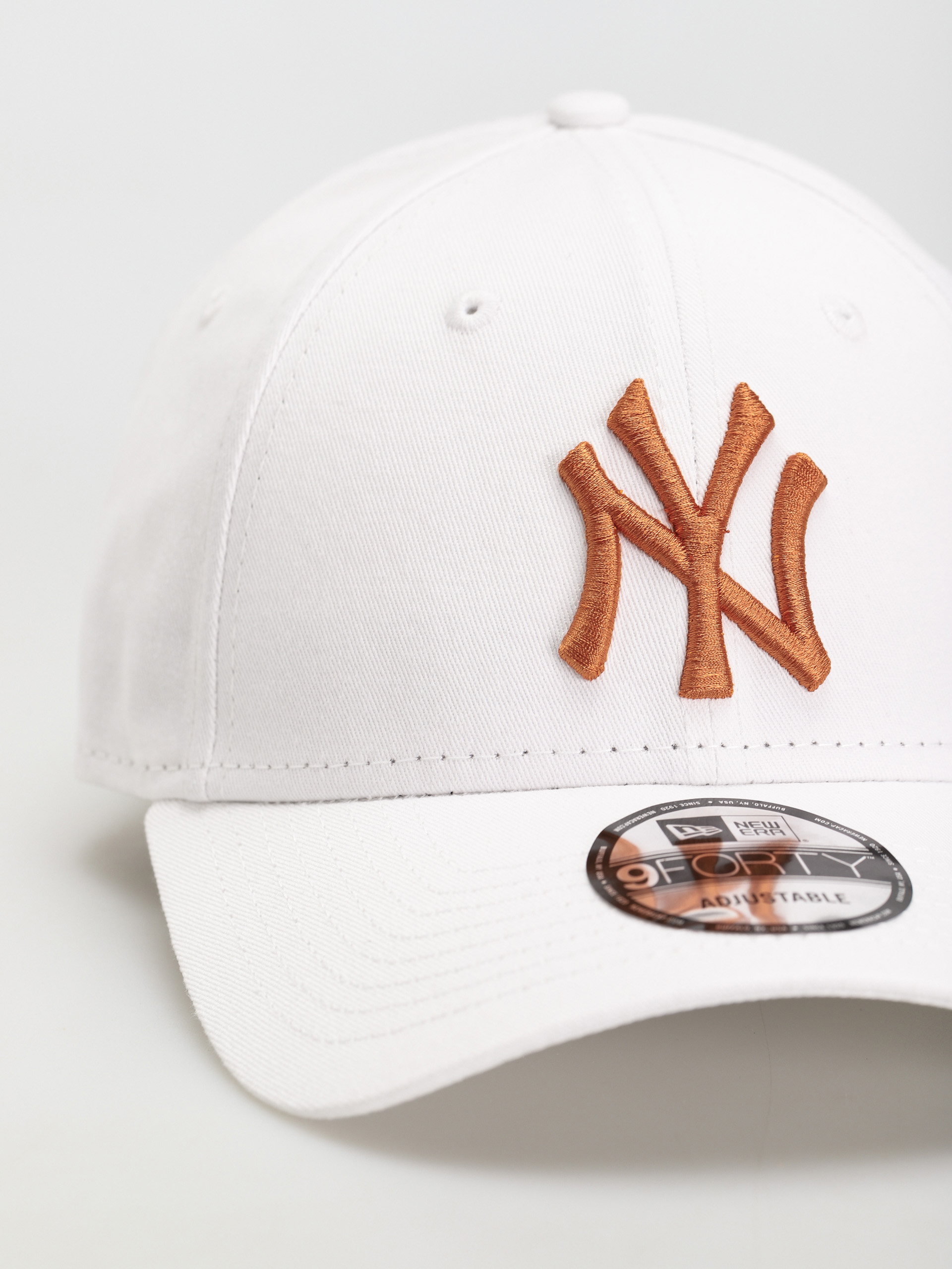 Czapka z daszkiem New Era New York Yankees 9 Forty (white/orange)