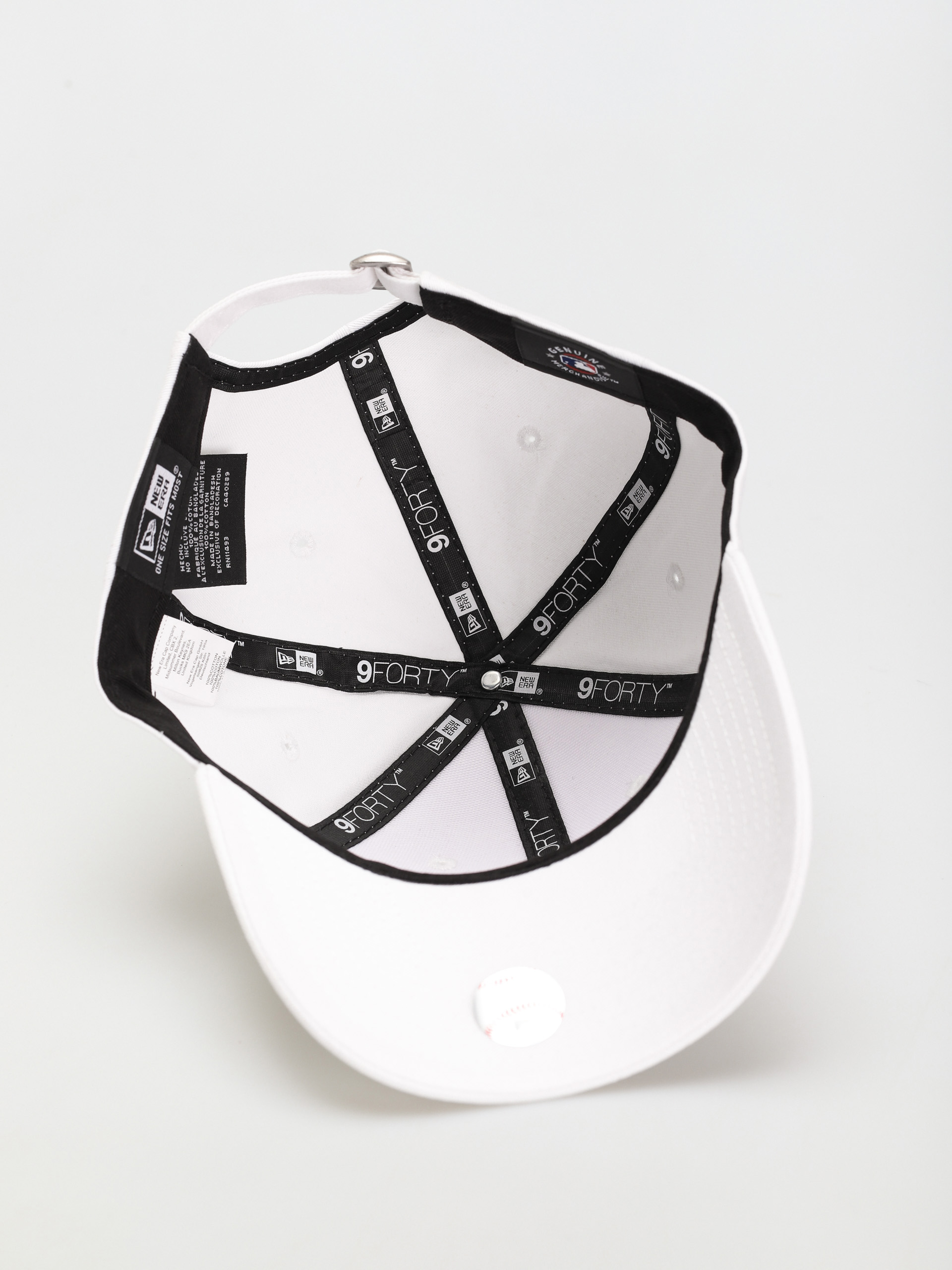 Czapka z daszkiem New Era New York Yankees 9 Forty (white/orange)