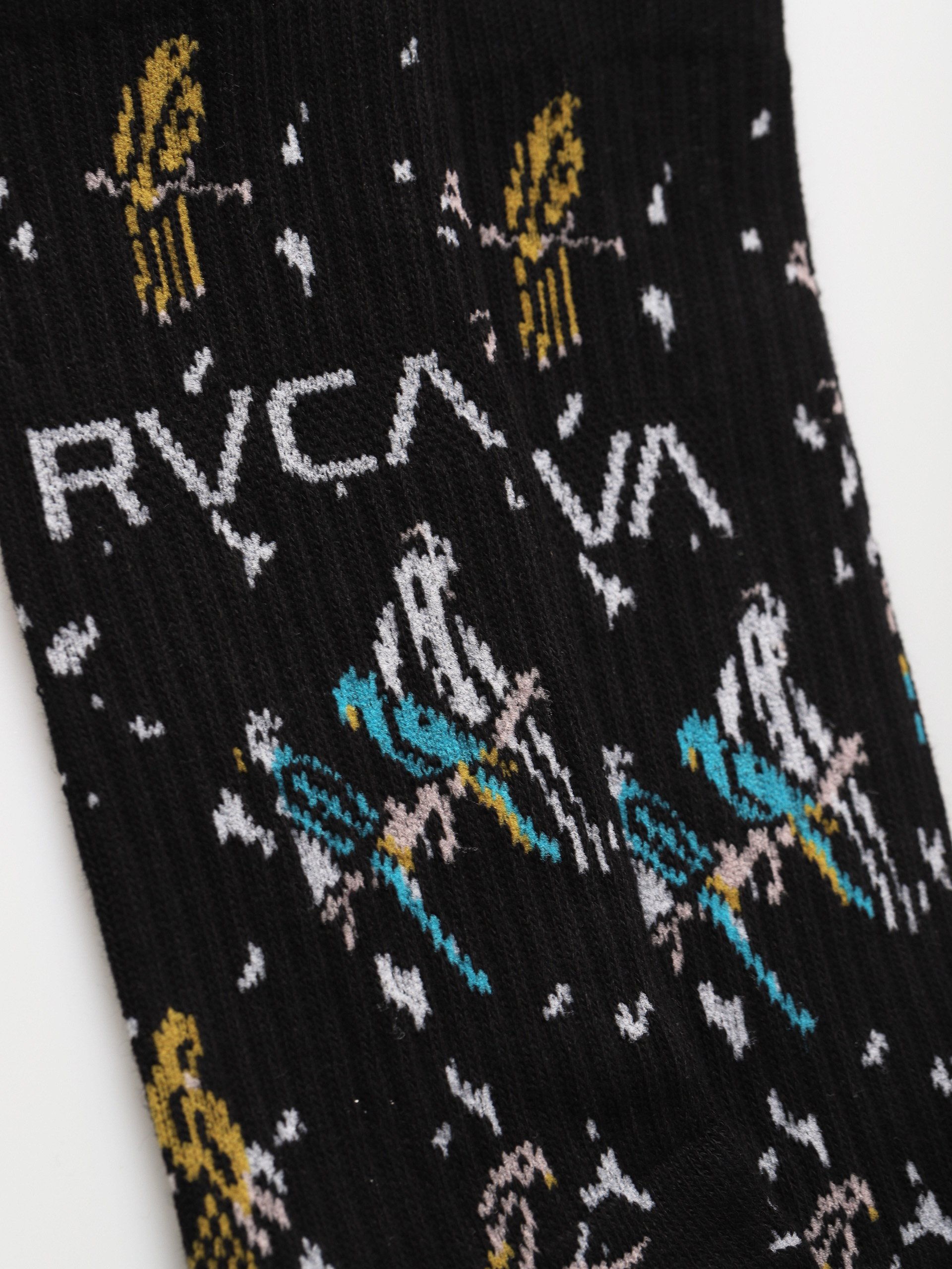 Skarpetki RVCA 2Pk Parrots Crew (black)