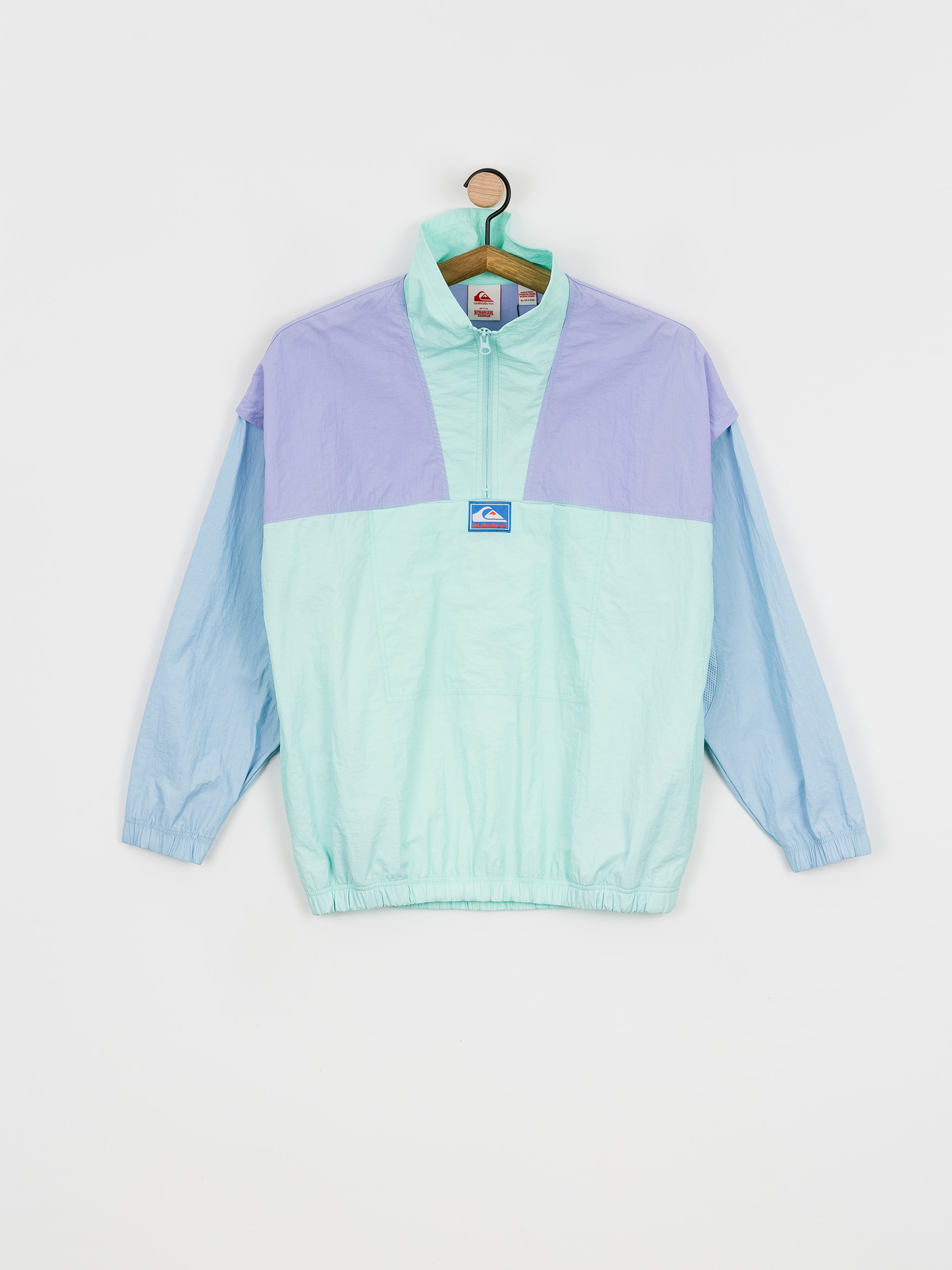 Kurtka Quiksilver X Stranger Things Lenora Windbreaker Wmn (aruba blue)
