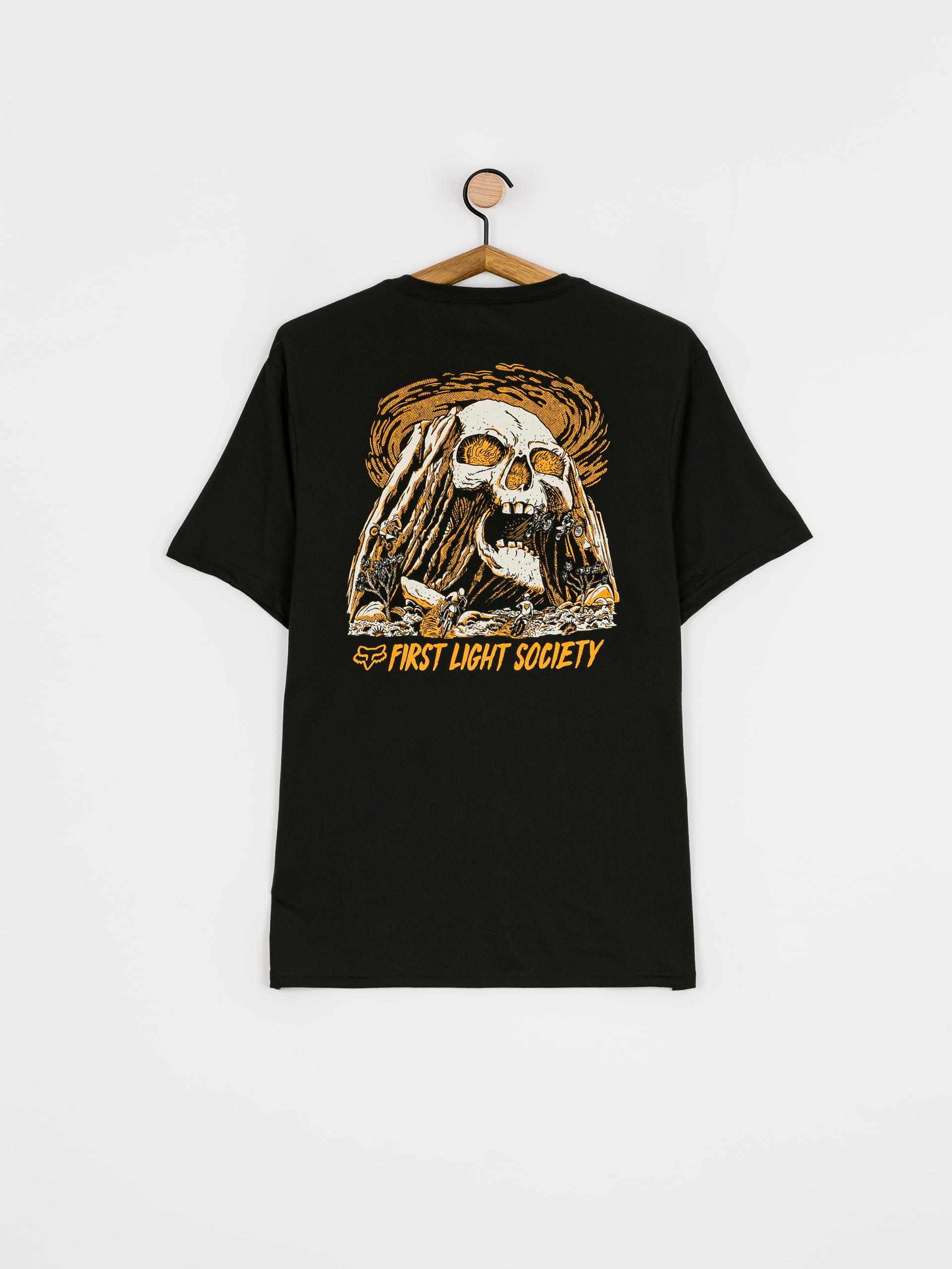 T-shirt Fox In Sequence (blk)