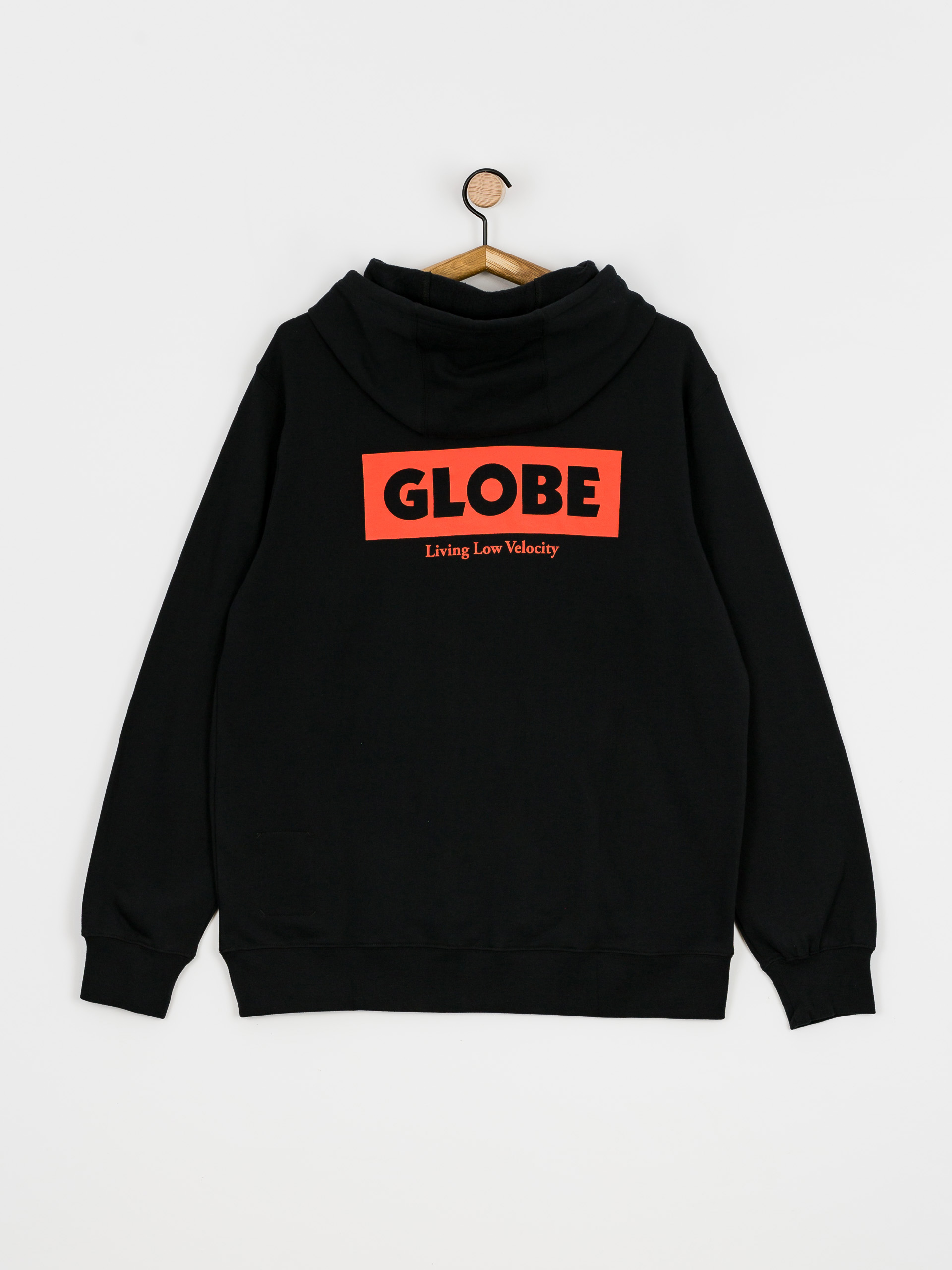 Bluza z kapturem Globe Living Low Velocity HD (black)