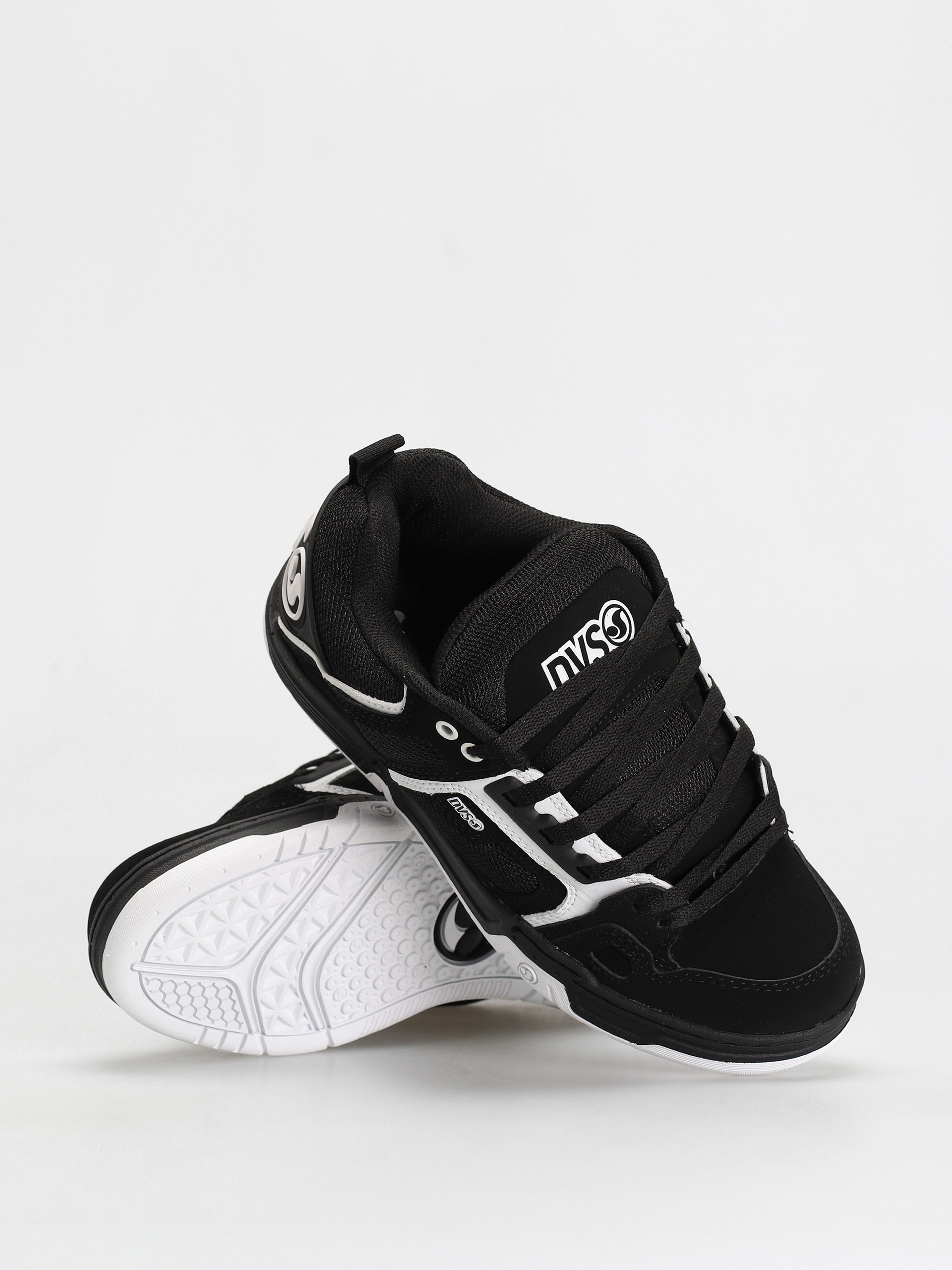 Buty DVS Comanche (black white leather nubuck)