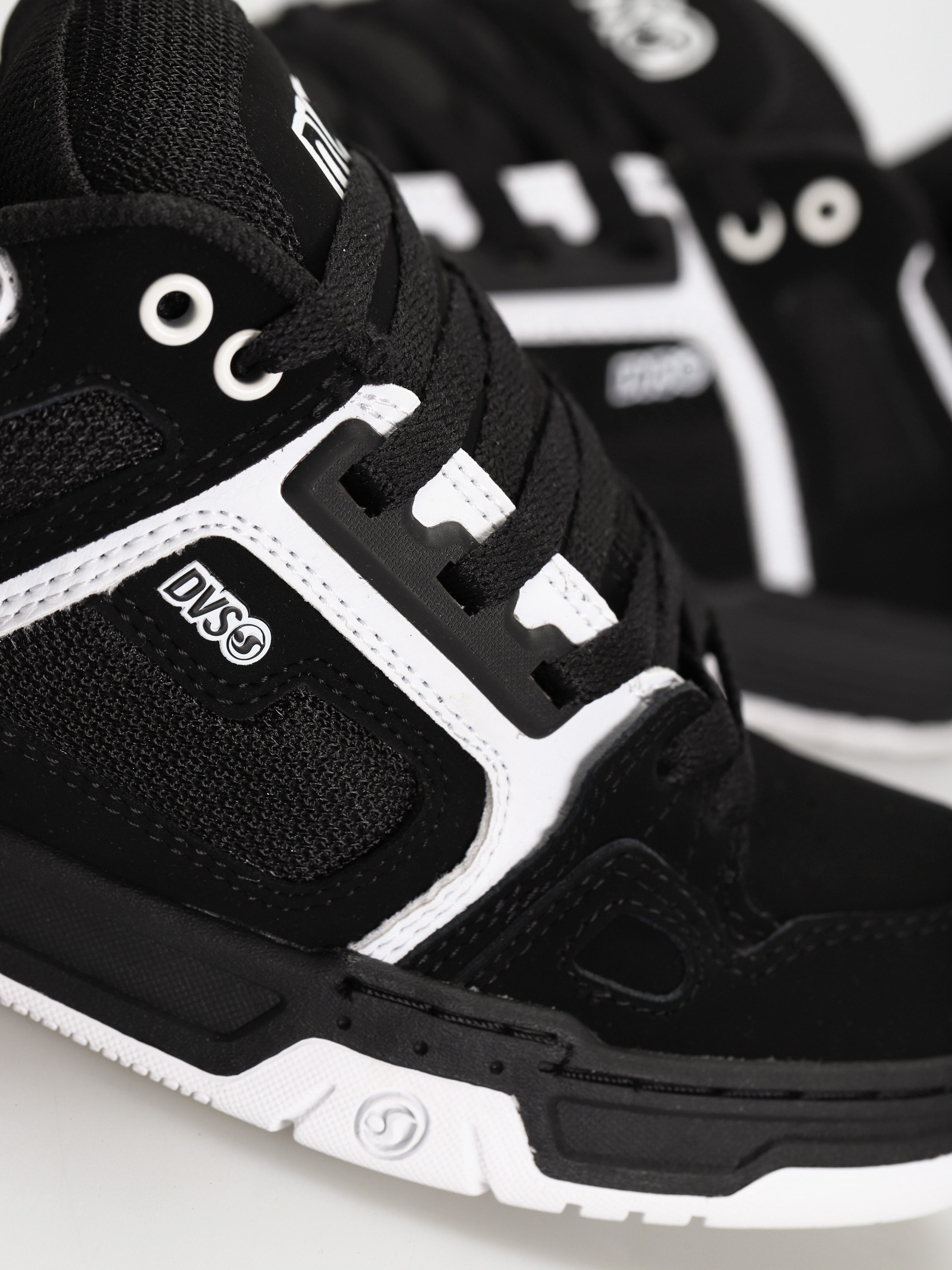 Buty DVS Comanche (black white leather nubuck)